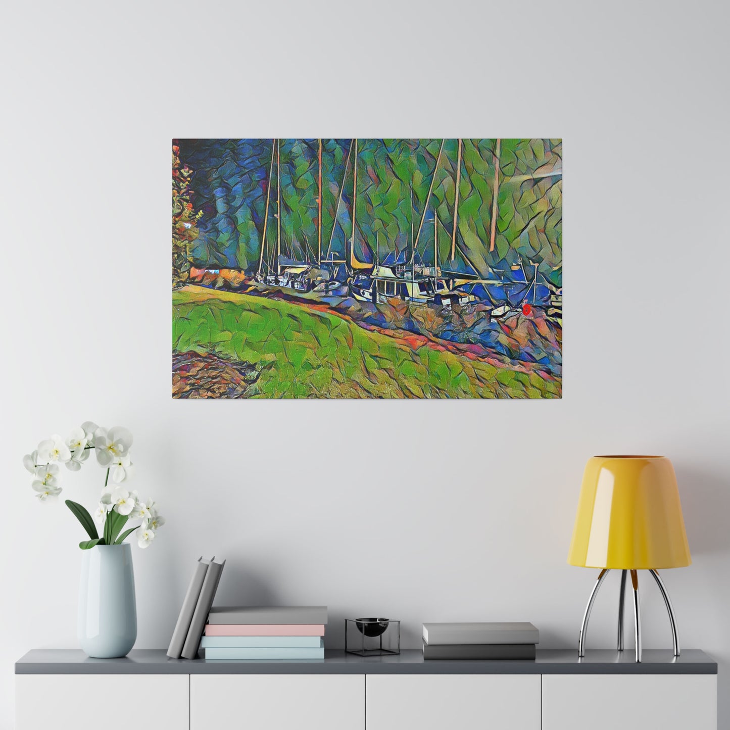 Canvas Art Print in Multiple Landscape Sizes from the Nautical Series at Intriguing Vistas