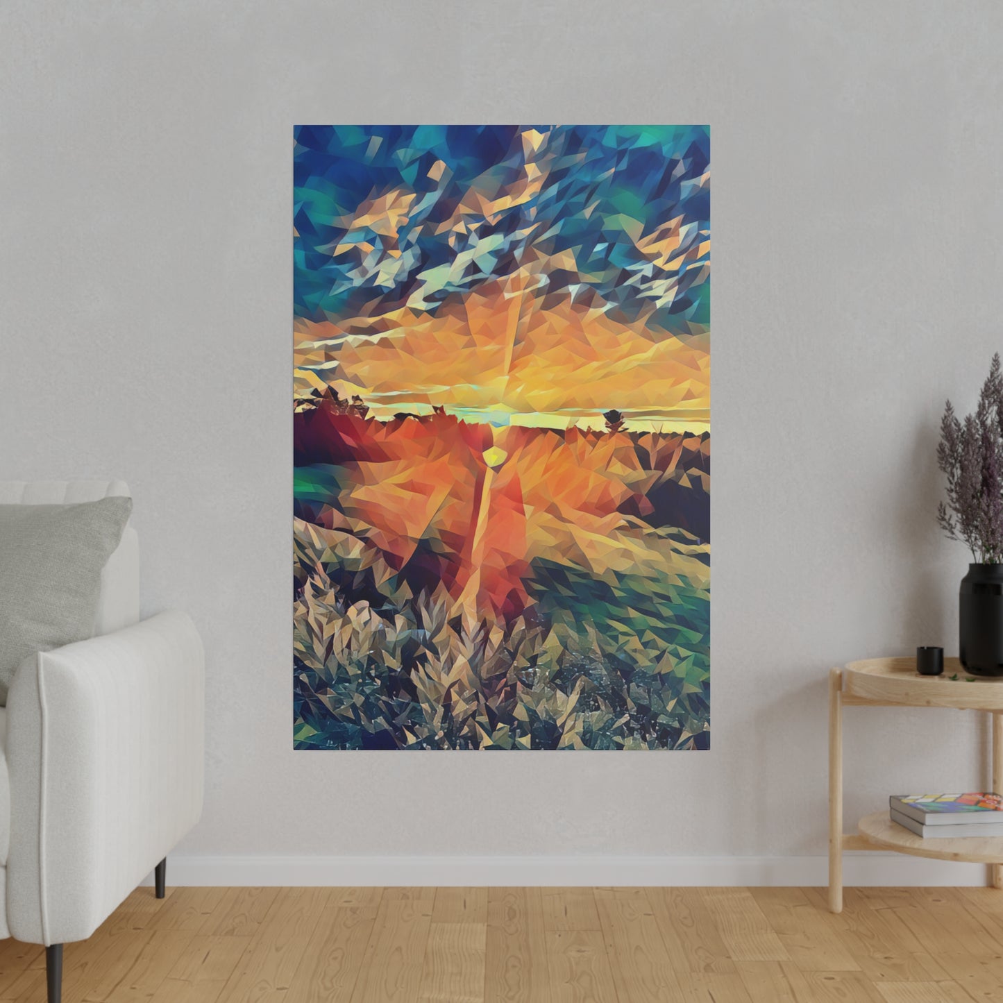 Canvas Print in Multiple Portrait Sizes from the Sunset Series at Intriguing Vistas