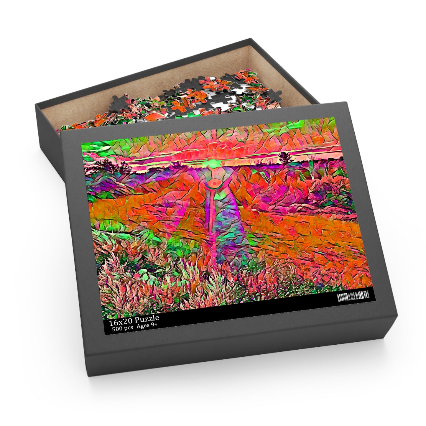 Custom Jigsaw Puzzle Available in Three Sizes from the Sunset Series at Intriguing Vistas