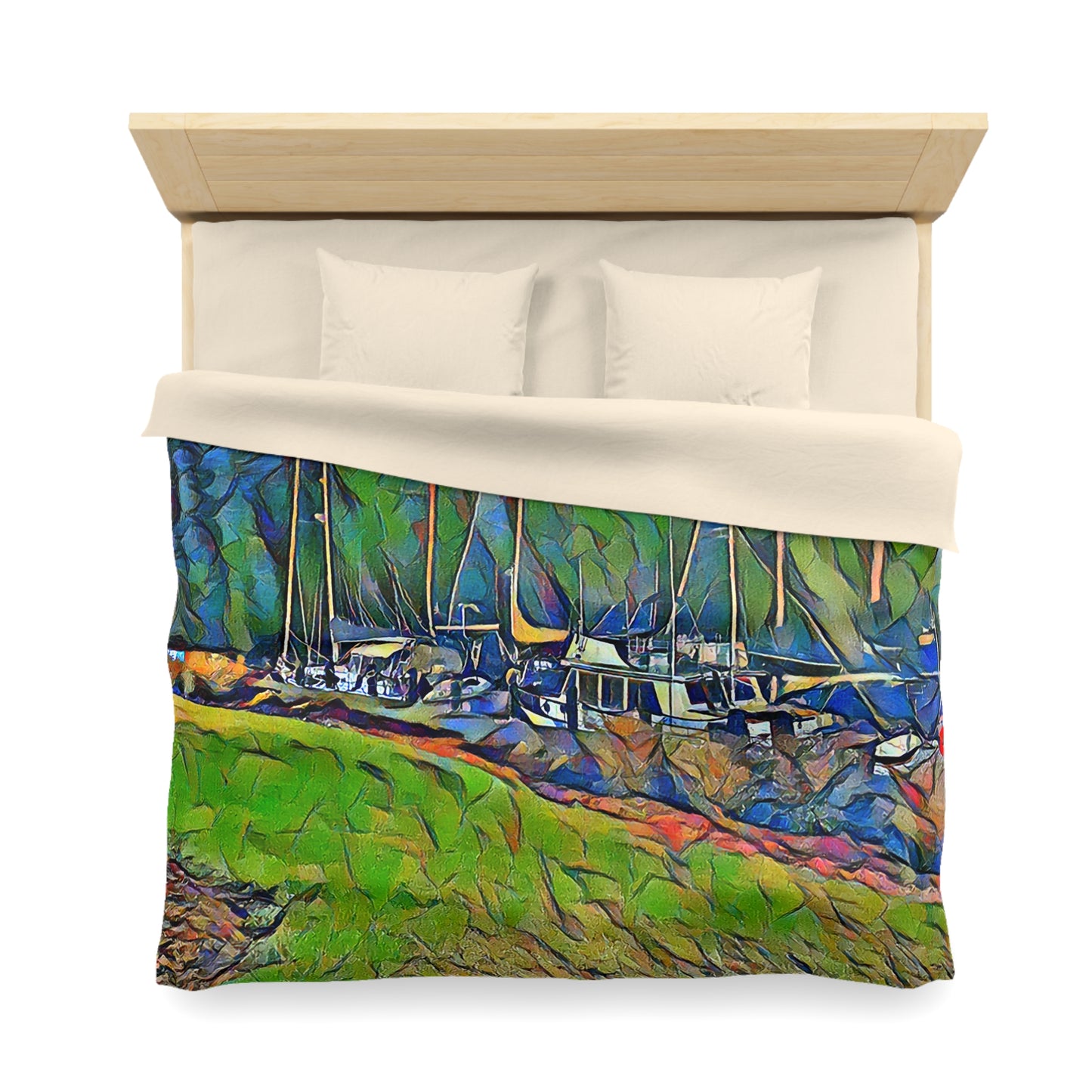 Intriguing Vistas™ Nautical Series Duvet Cover