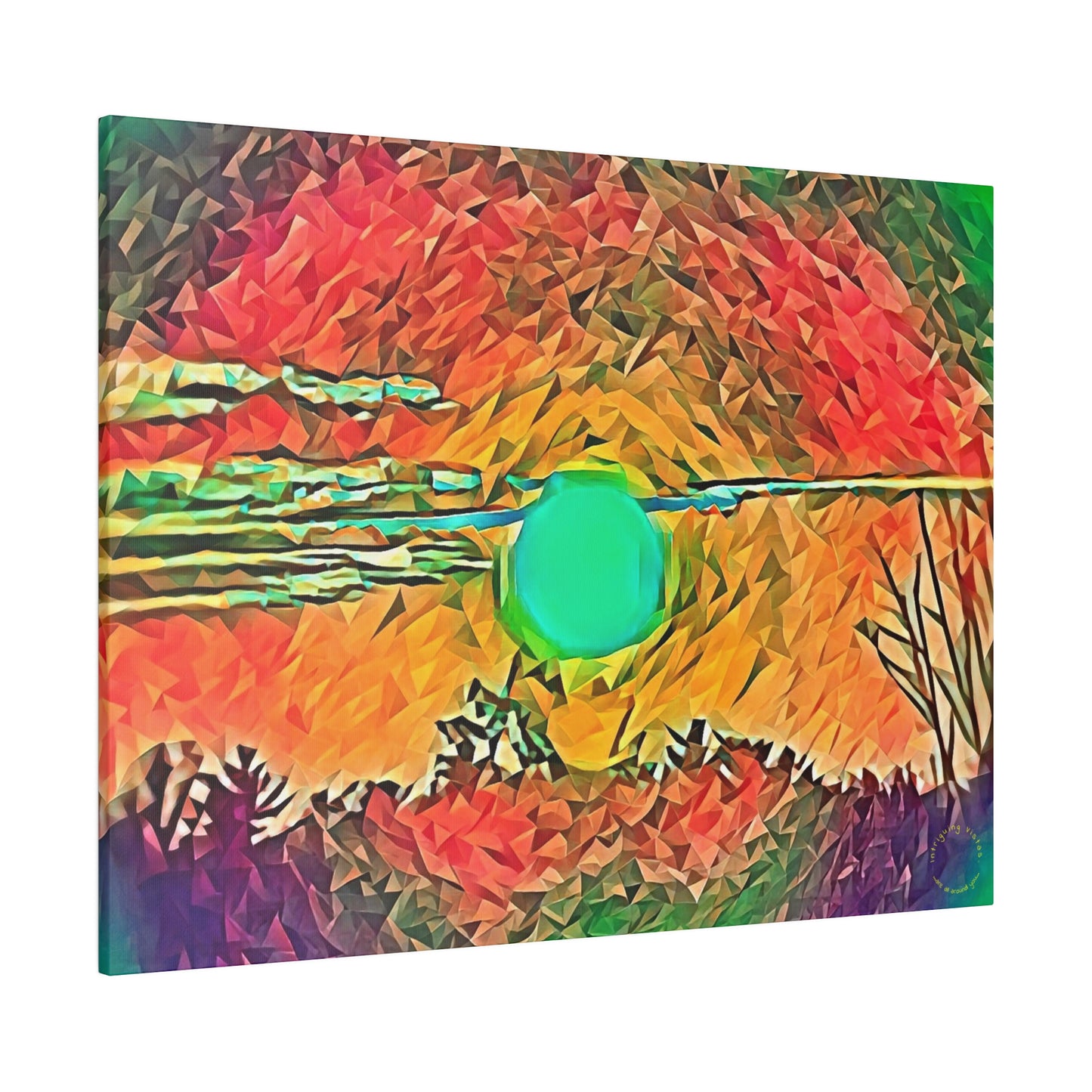 Intriguing Vistas™ Sunset Series Matte Canvas Print in 12 Landscape Sizes!!