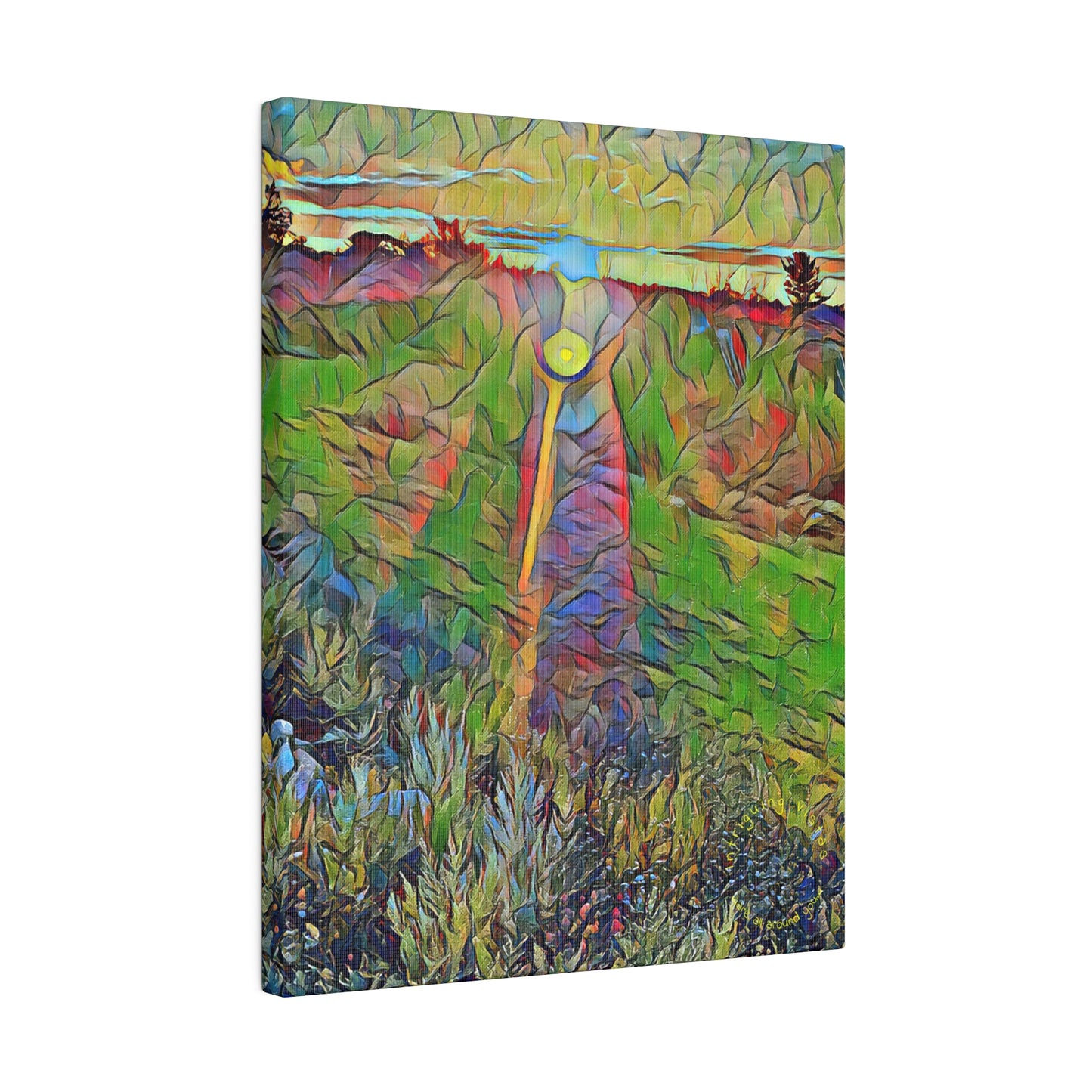 Intriguing Vistas™ Sunset Series Matte Canvas Print in 12 Portrait Sizes!!