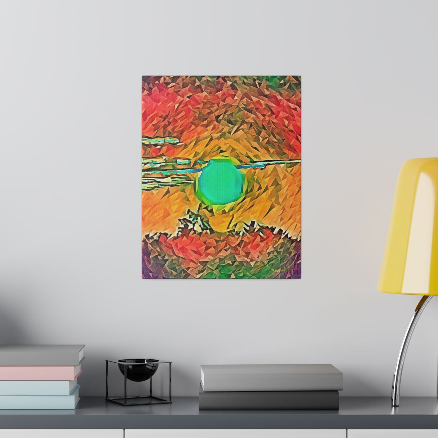 Intriguing Vistas™ Sunset Series Matte Canvas Print in 12 Portrait Sizes!!