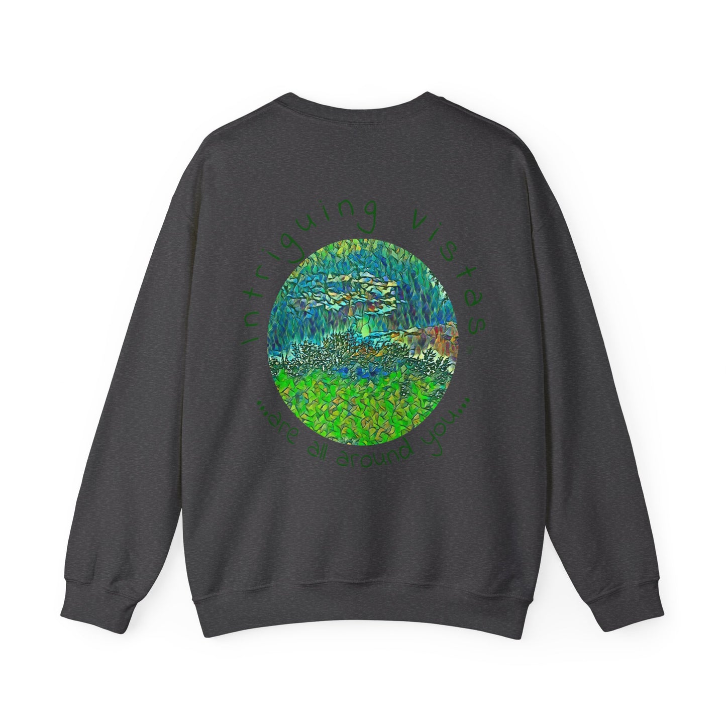 Intriguing Vistas™ Night Sky Series Unisex Heavy Blend™ Crewneck Sweatshirt in 7 colors!!