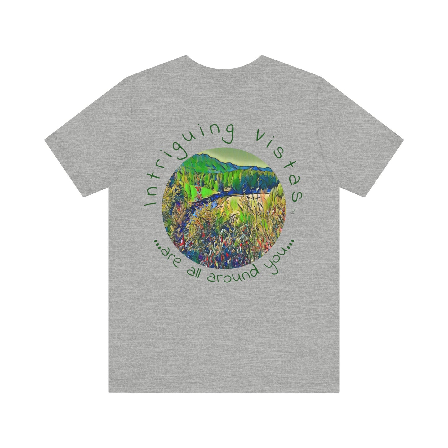 Intriguing Vistas™ Scenery Series Unisex Jersey Short Sleeve Tee