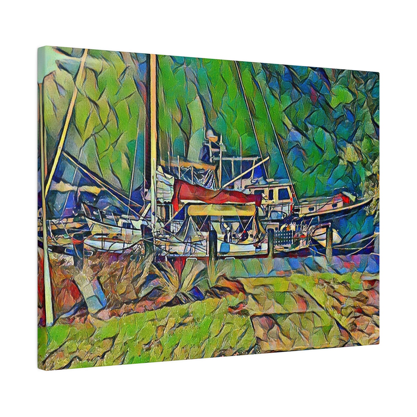 Canvas Print in Multiple Landscape Sizes from the Nautical Series at Intriguing Vistas