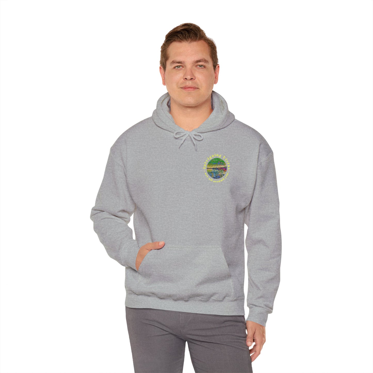 Gildan 18500 Unisex Adult Heavy Blend Crewneck Hooded Sweatshirt from the Scenery Series at Intriguing Vistas