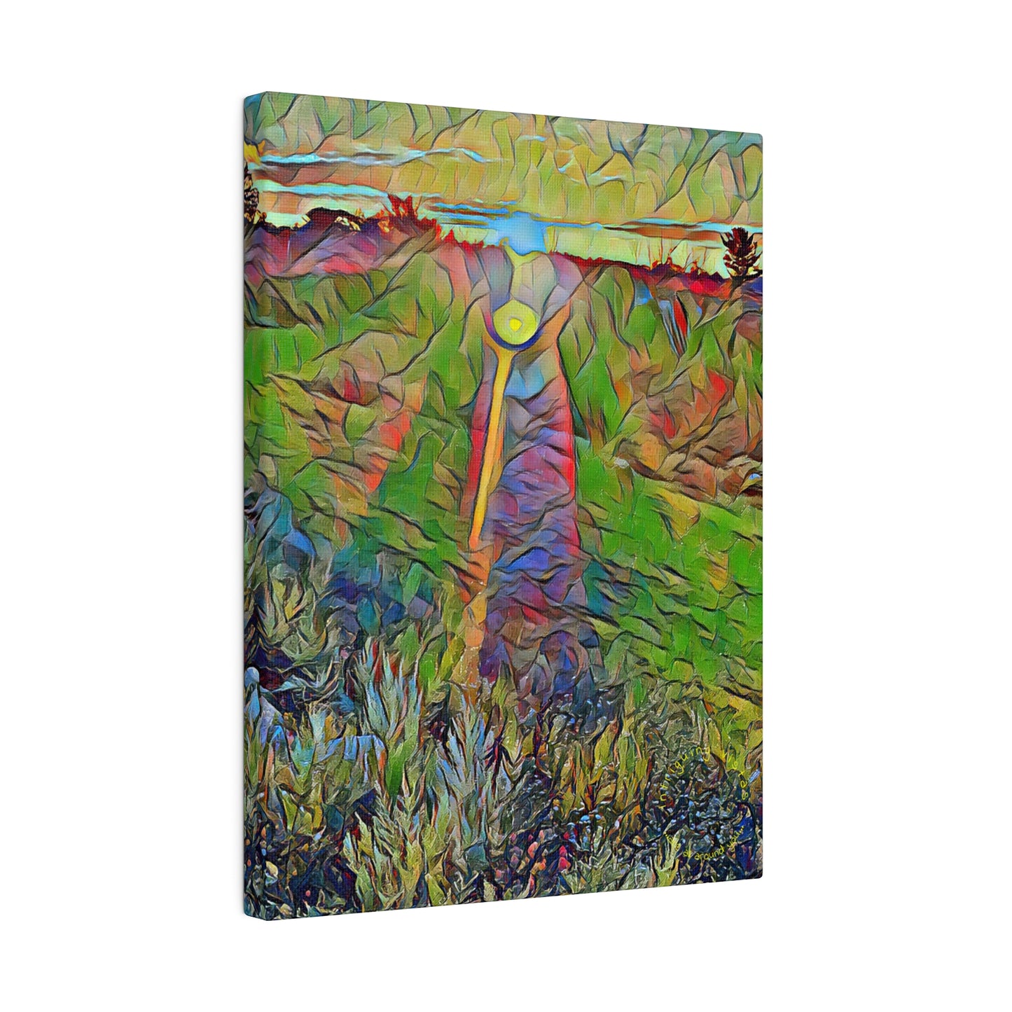 Intriguing Vistas™ Sunset Series Matte Canvas Print in 12 Portrait Sizes!!