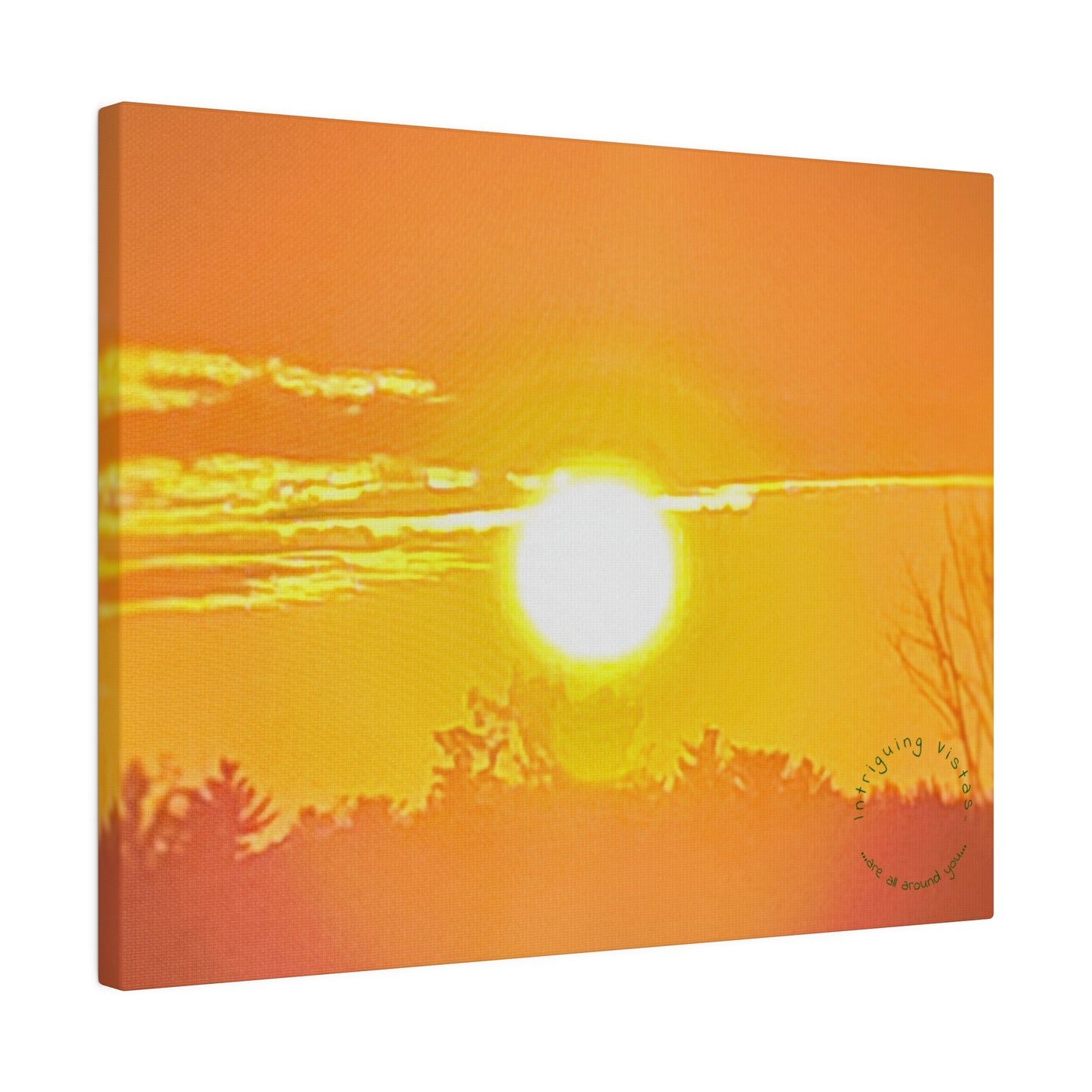 Intriguing Vistas™ Sunset Series Matte Canvas Print in 12 Landscape Sizes!!