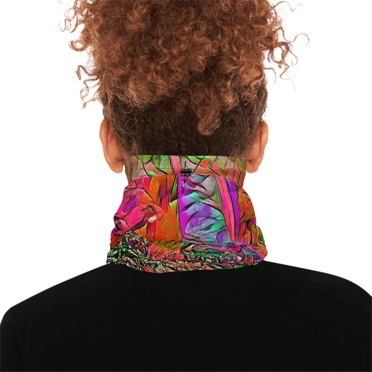 Custom Unisex Adult Winter Neck Gaiter With Drawstring From The Sunset Series At Intriguing Vistas