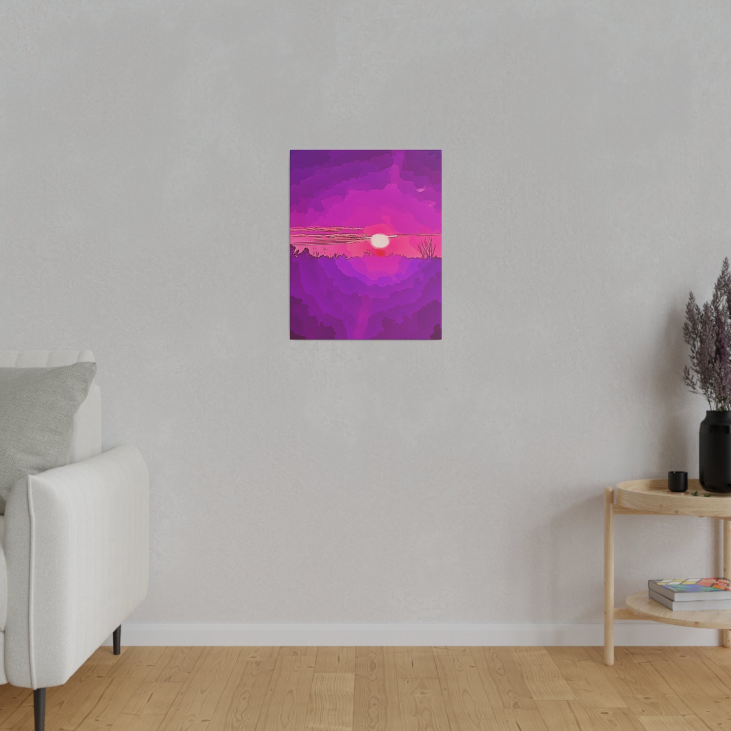 Canvas Print in Multiple Portrait Sizes from the Sunset Series at Intriguing Vistas