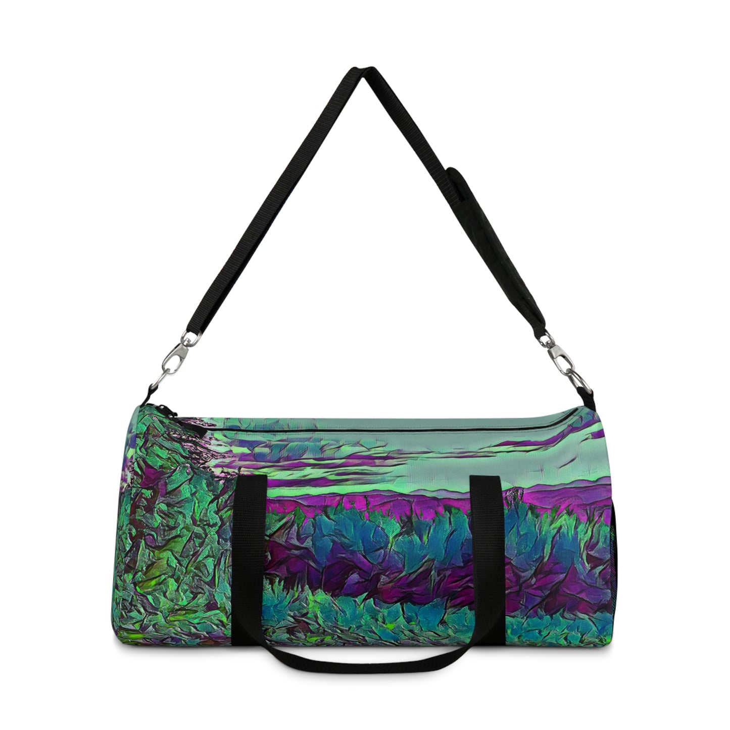 Custom Duffel Bag available in two sizes from the Scenery Series at Intriguing Vistas