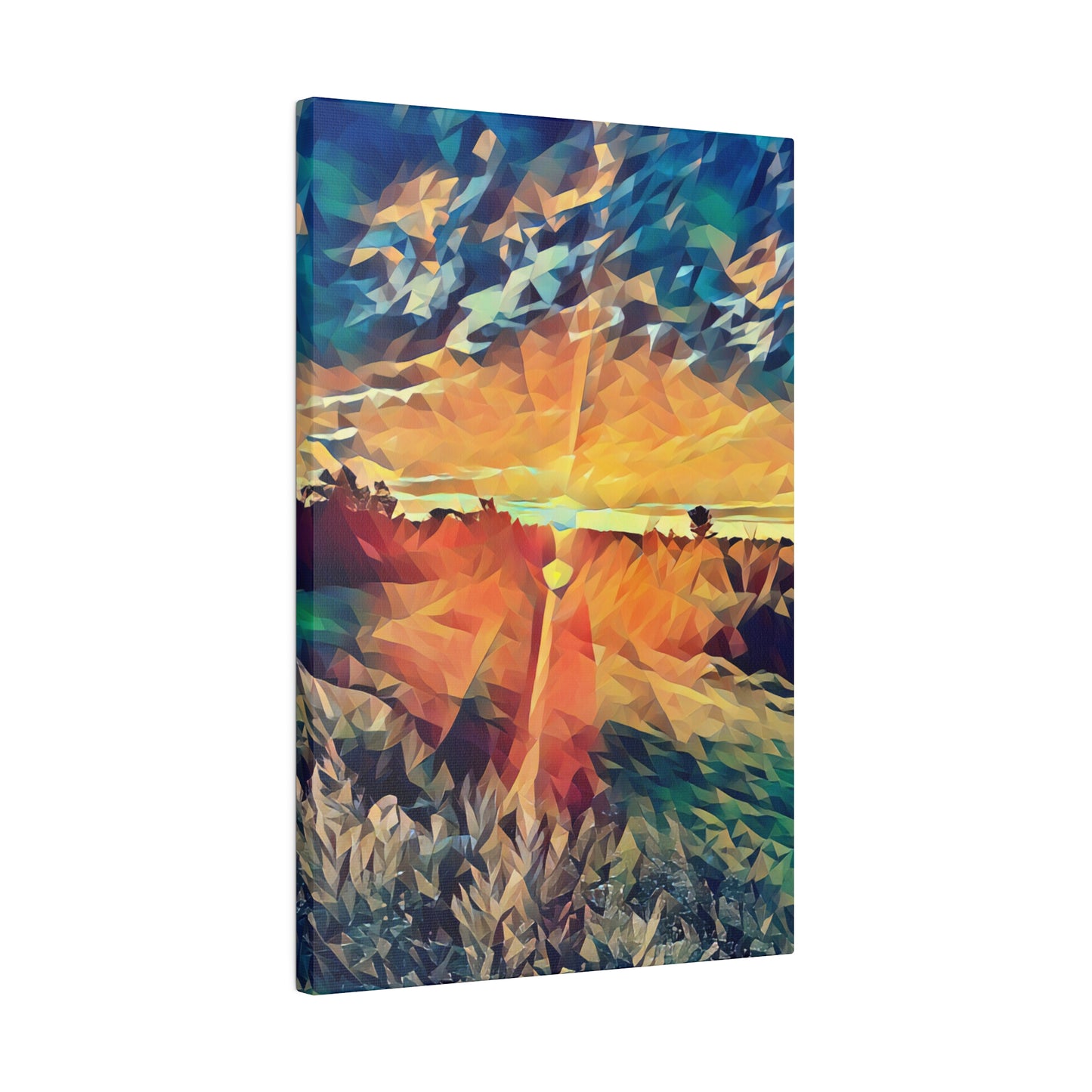 Canvas Print in Multiple Portrait Sizes from the Sunset Series at Intriguing Vistas