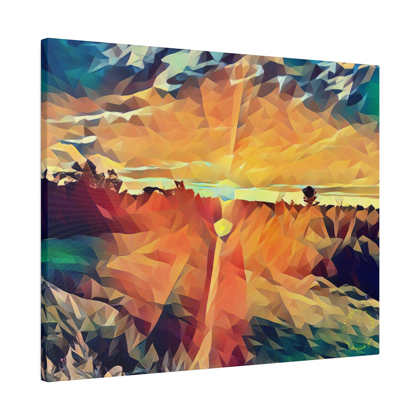 Intriguing Vistas™ Sunset Series Matte Canvas Print in 12 Horizontal Sizes!!