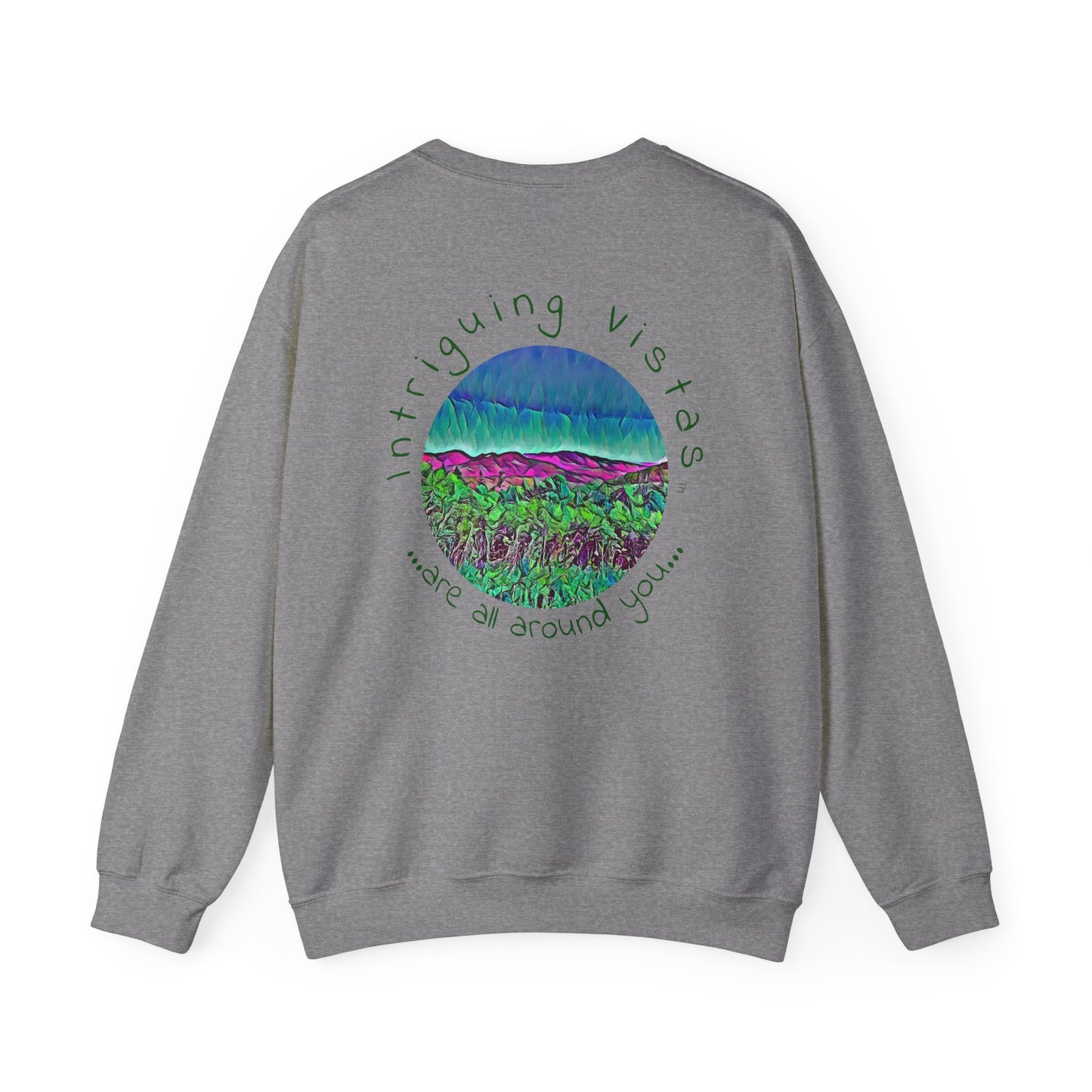 Gildan 18000 Unisex Adult Heavy Blend Crewneck Sweatshirt part of the Scenery Series from Intriguing Vistas