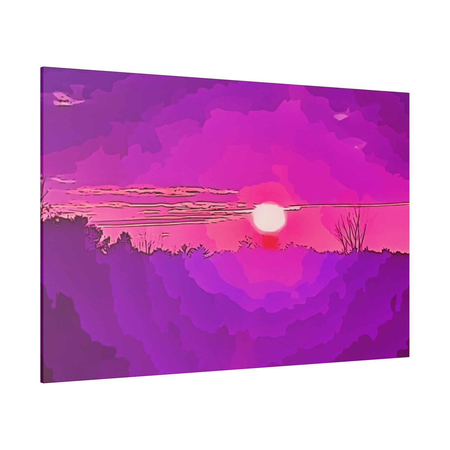 Canvas Print in Multiple Landscape Sizes from the Sunset Series at Intriguing Vistas