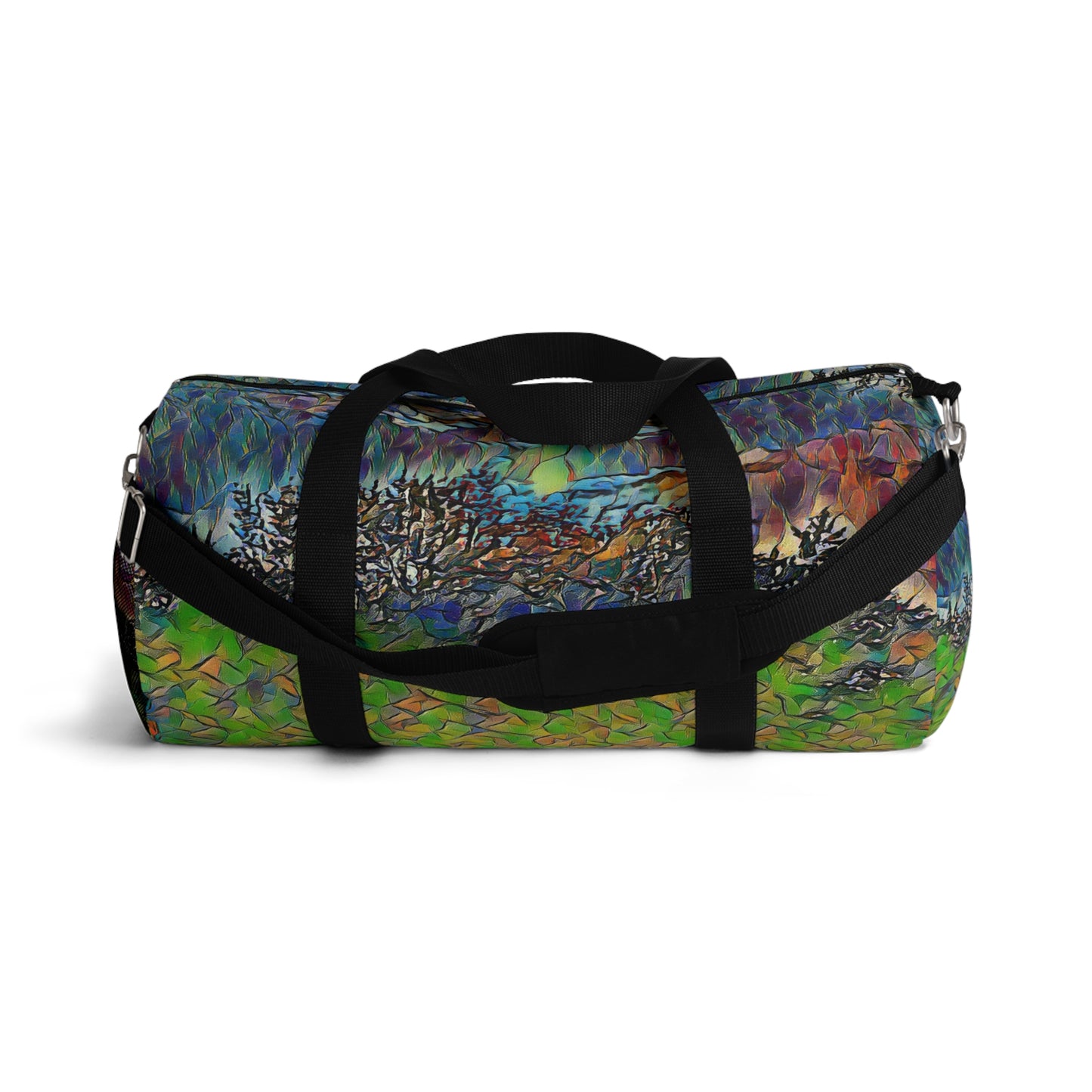 Custom Duffel Bag available in two sizes from the Night Sky Series at Intriguing Vistas