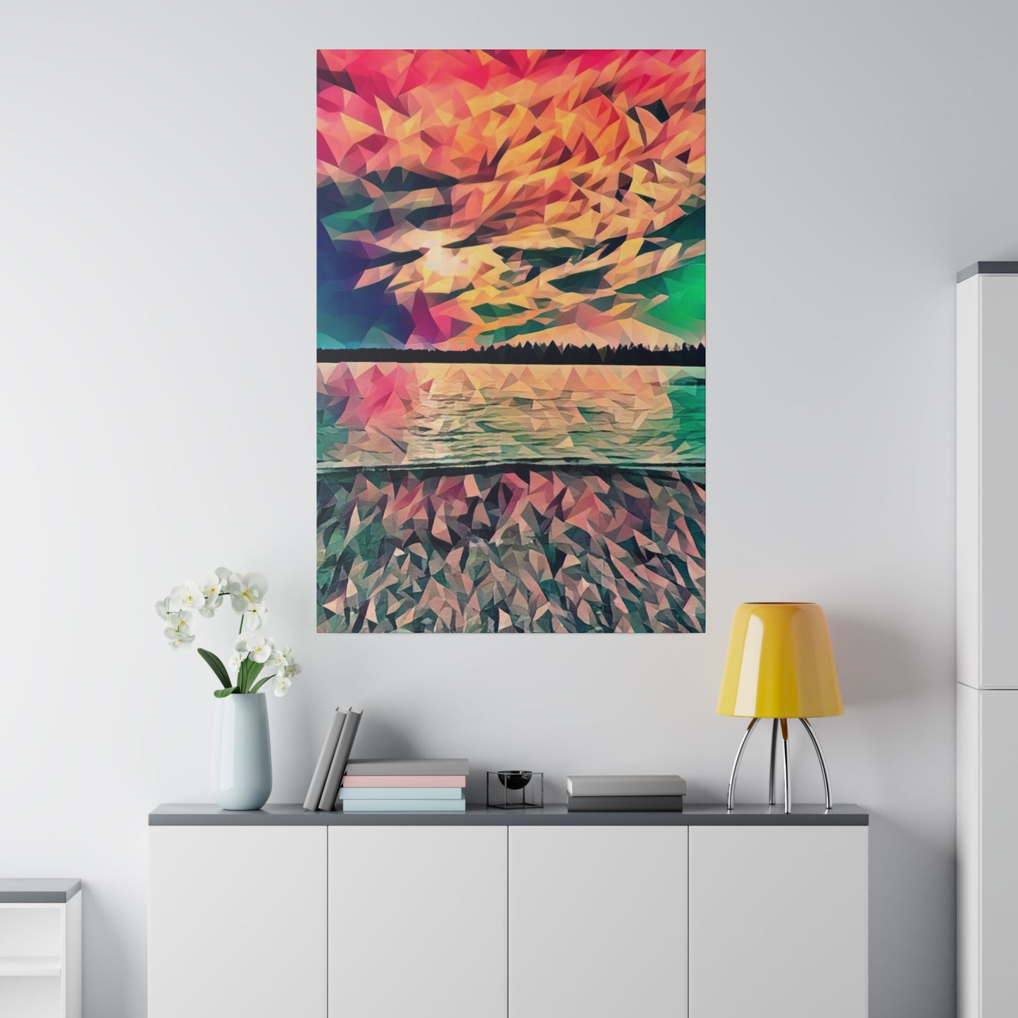 Canvas Print in Multiple Portrait Sizes from the Sunset Series at Intriguing Vistas