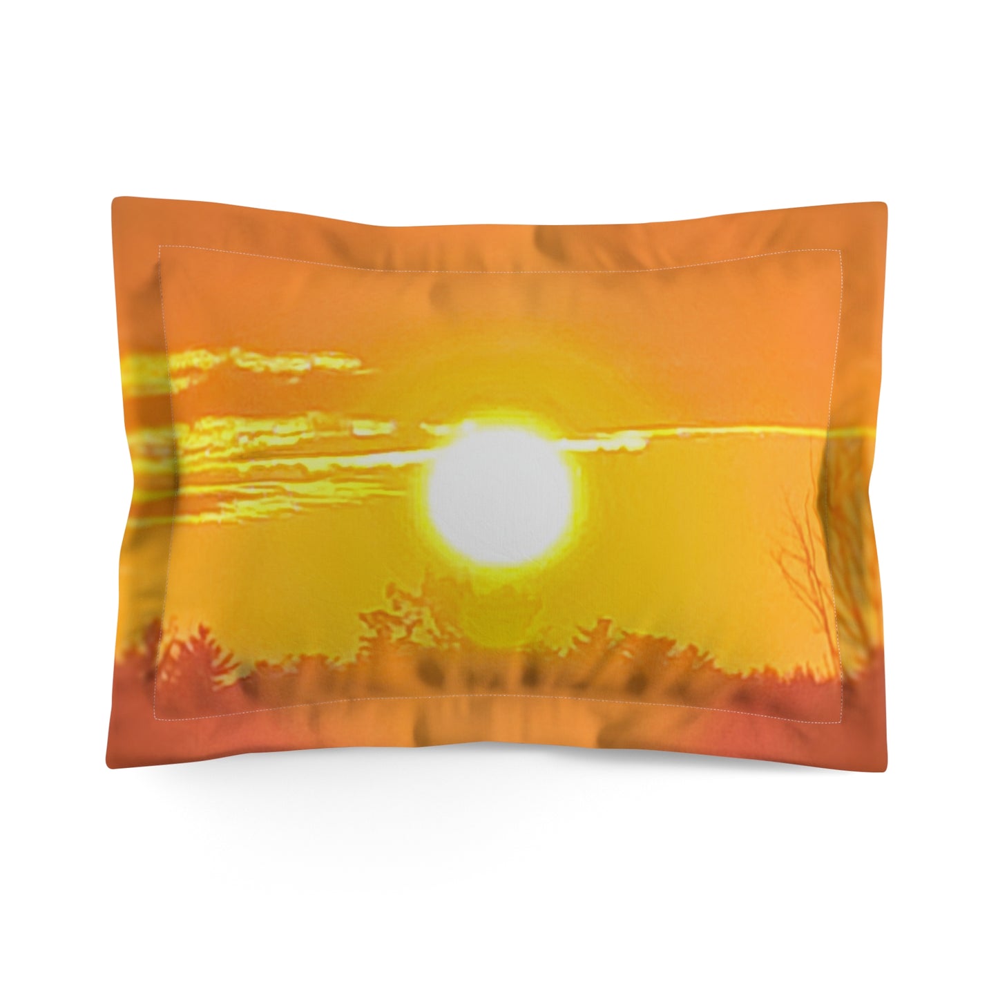 Custom Pillow Sham From The Sunset Series at Intriguing Vistas