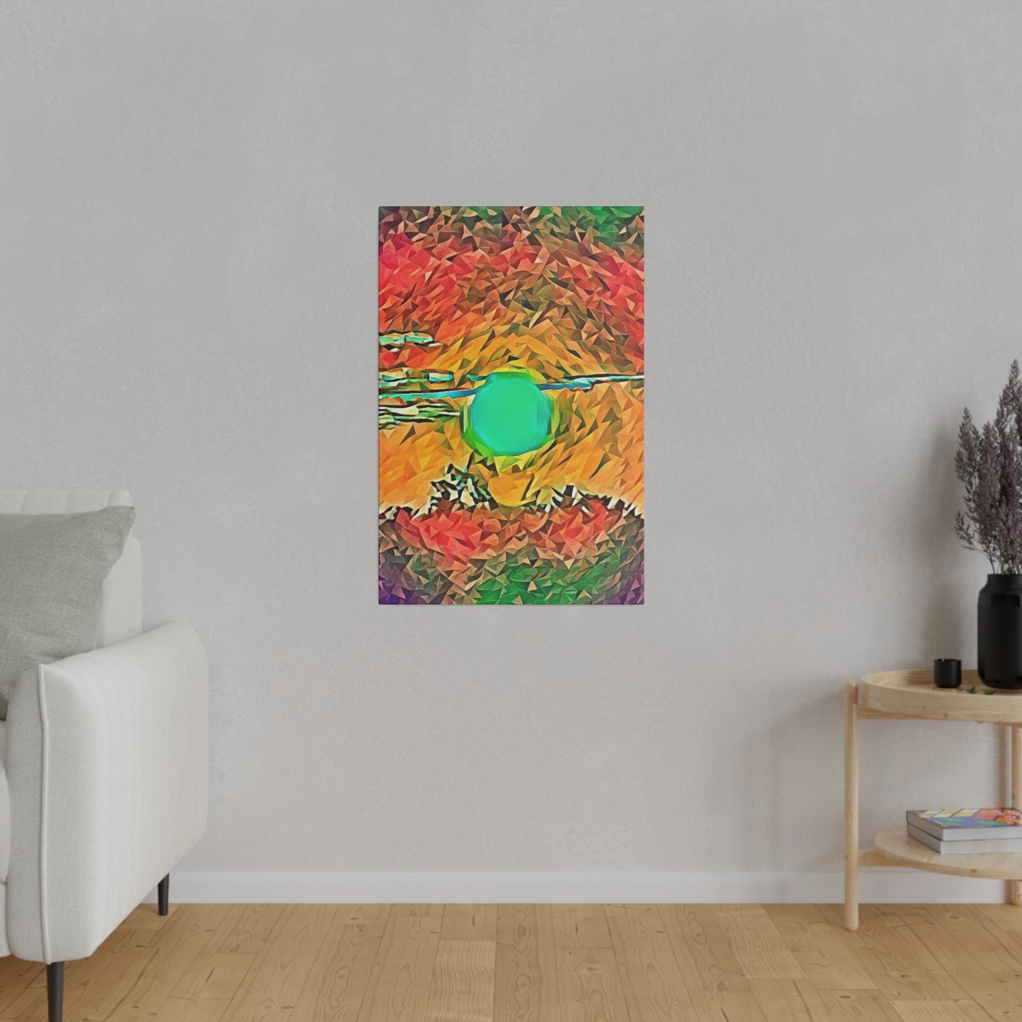 Canvas Art Print in Multiple Portrait Sizes from the Sunset Series at Intriguing Vistas