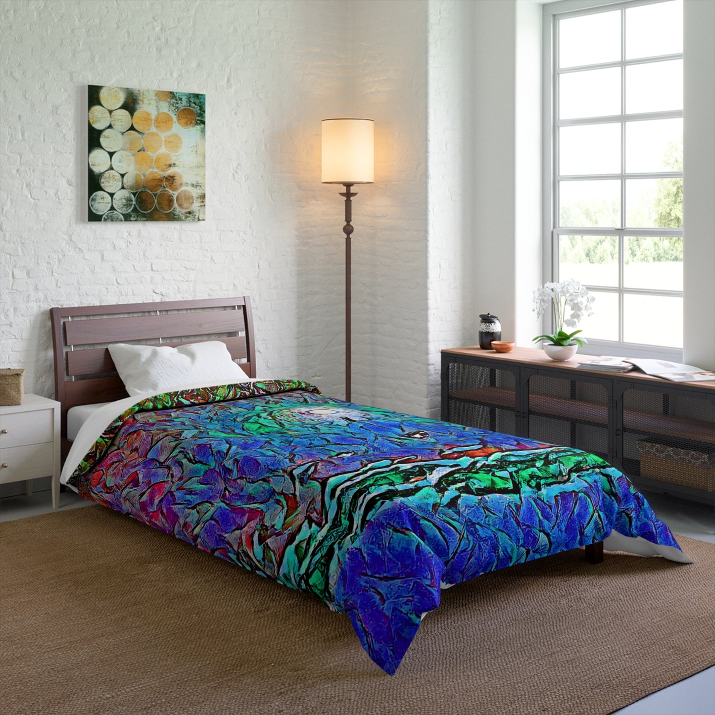 Custom Comforter Available in Four Sizes From The Night Sky Series at Intriguing Vistas