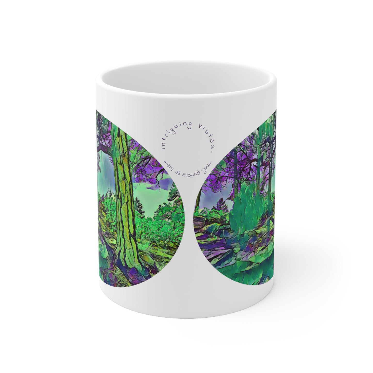 Intriguing Vistas™ Scenery Series Ceramic Mug 11oz