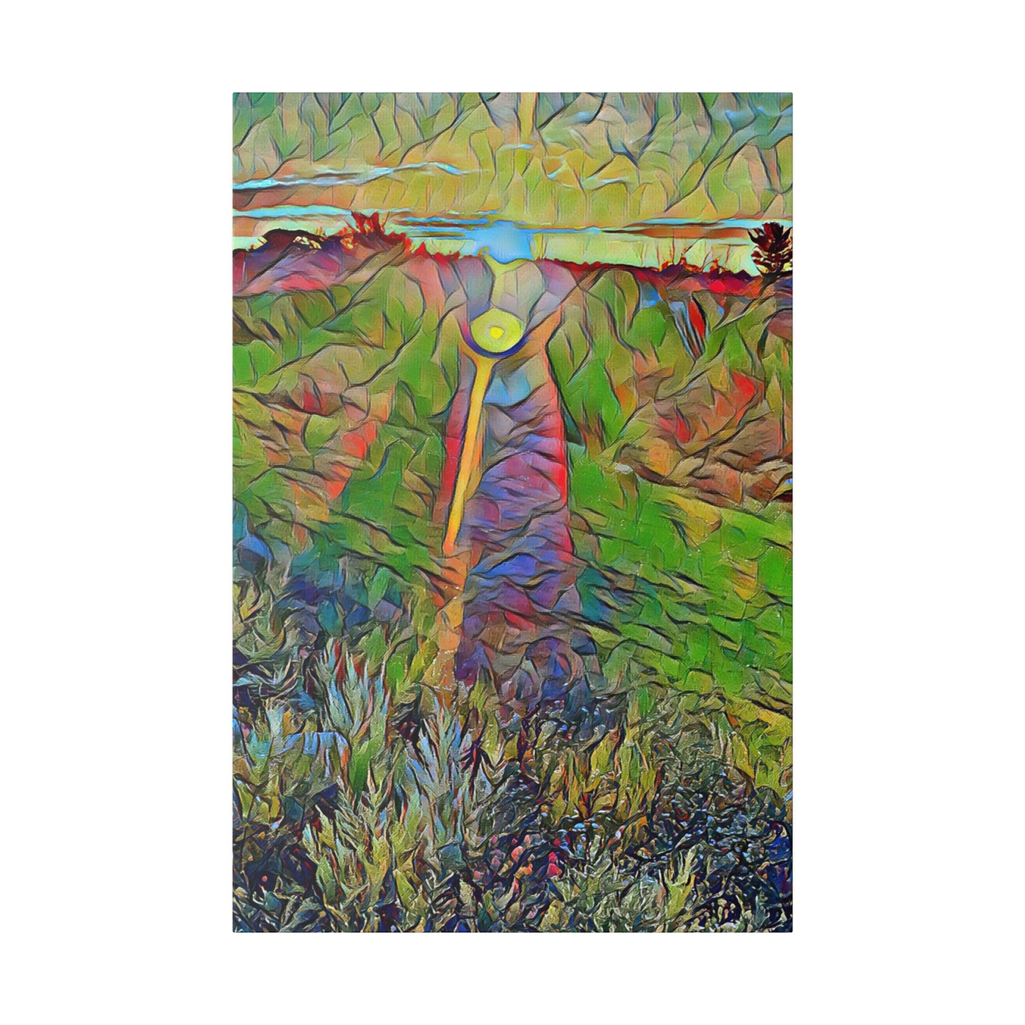 Canvas Print in Multiple Portrait Sizes from the Sunset Series at Intriguing Vistas