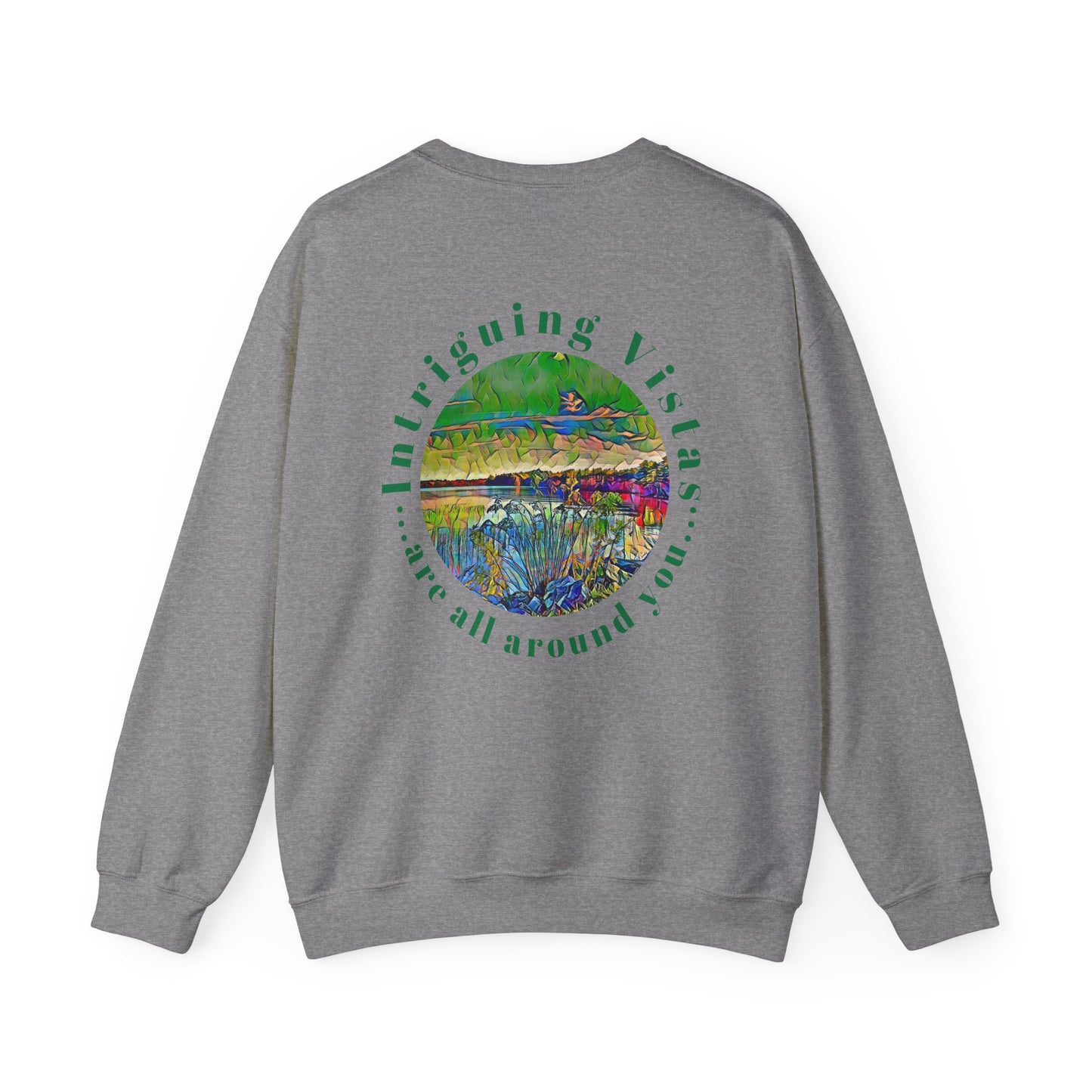 Gildan 18000 Unisex Adult Heavy Blend Crewneck Sweatshirt Available in Multiple Colors from the Scenery Series at Intriguing Vistas