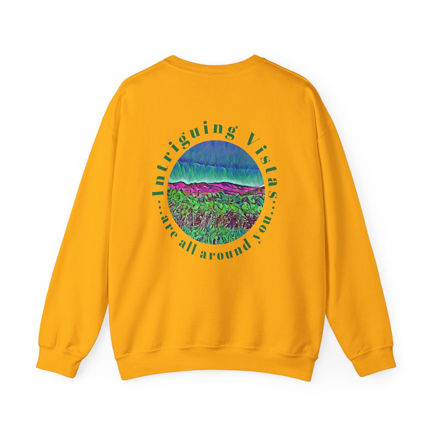 Gildan 18000 Unisex Adult Heavy Blend Crewneck Sweatshirt Available in Multiple Colors from the Scenery Series at Intriguing Vistas