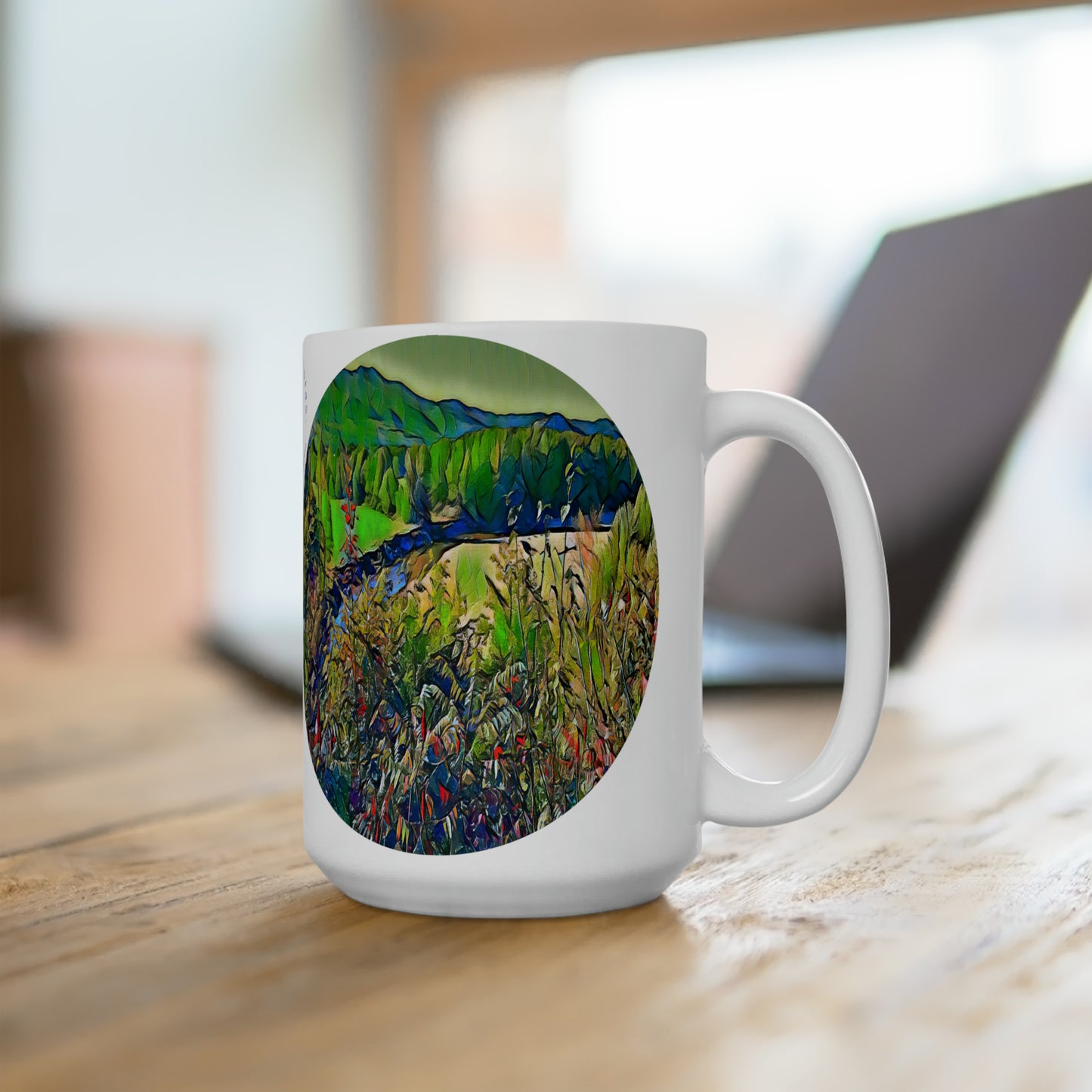 Intriguing Vistas™ Scenery Series Image Ceramic Mug 15oz