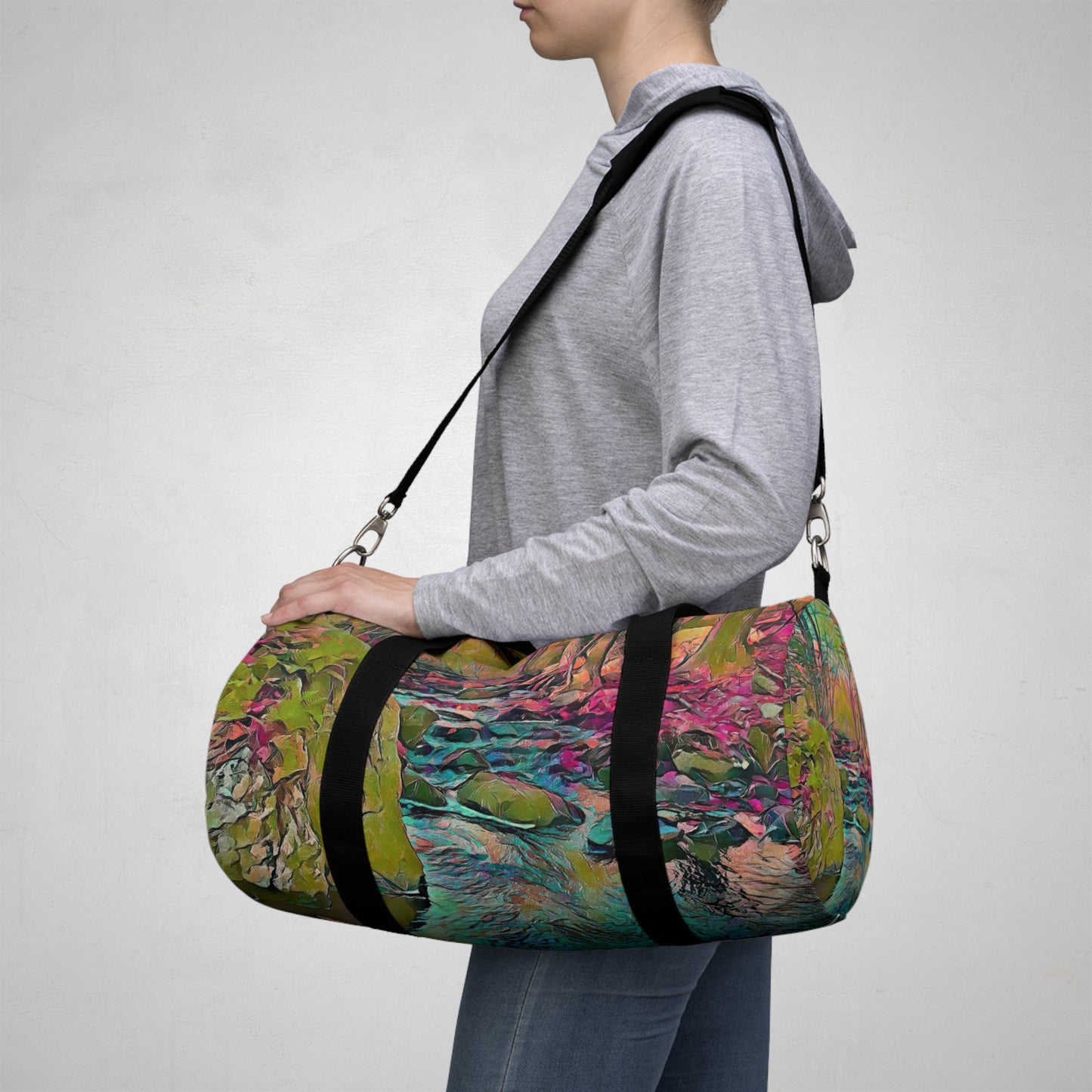 Custom Duffel Bag available in two sizes from the Scenery Series at Intriguing Vistas