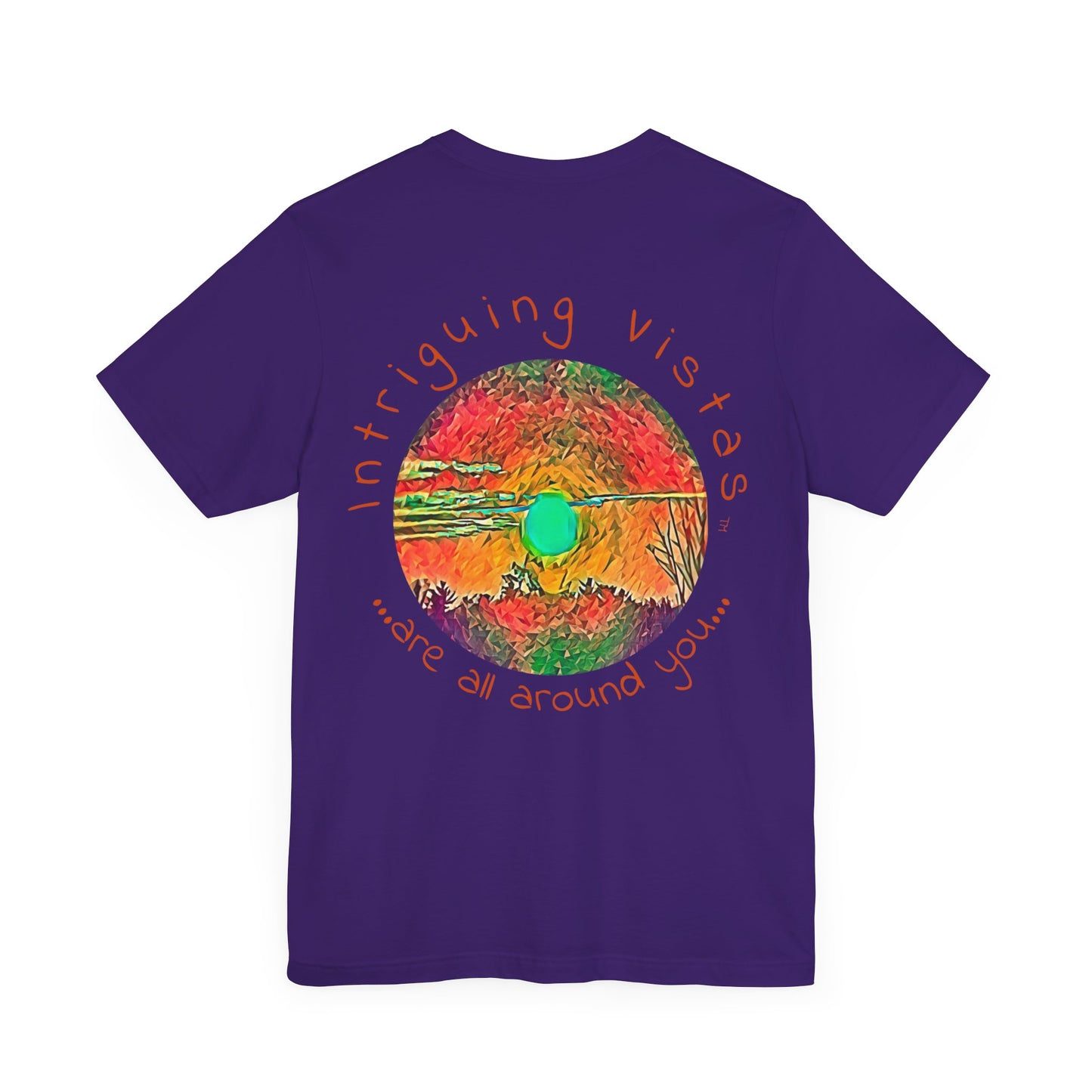 Intriguing Vistas™ Sunset Series Unisex Jersey Short Sleeve Tee