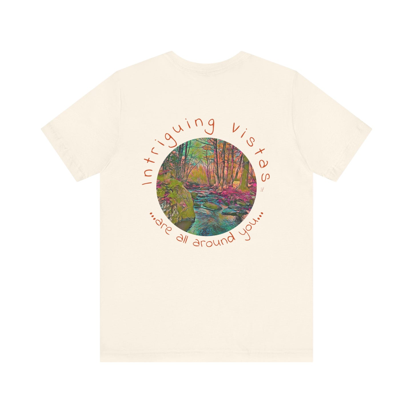 Bella + Canvas 3001 Unisex Jersey Short Sleeve Tee from the Intriguing Vistas Scenery Series