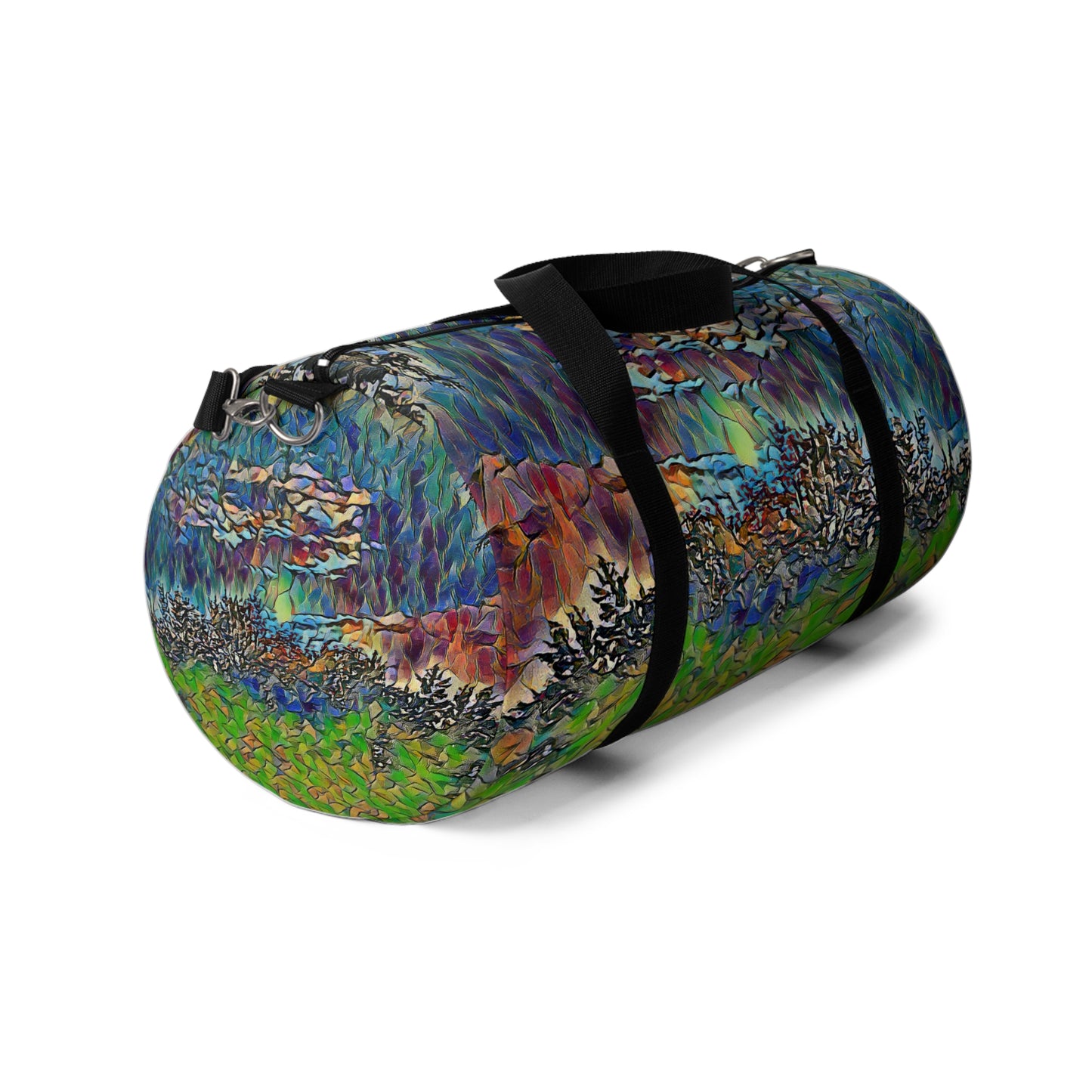 Custom Duffel Bag available in two sizes from the Night Sky Series at Intriguing Vistas