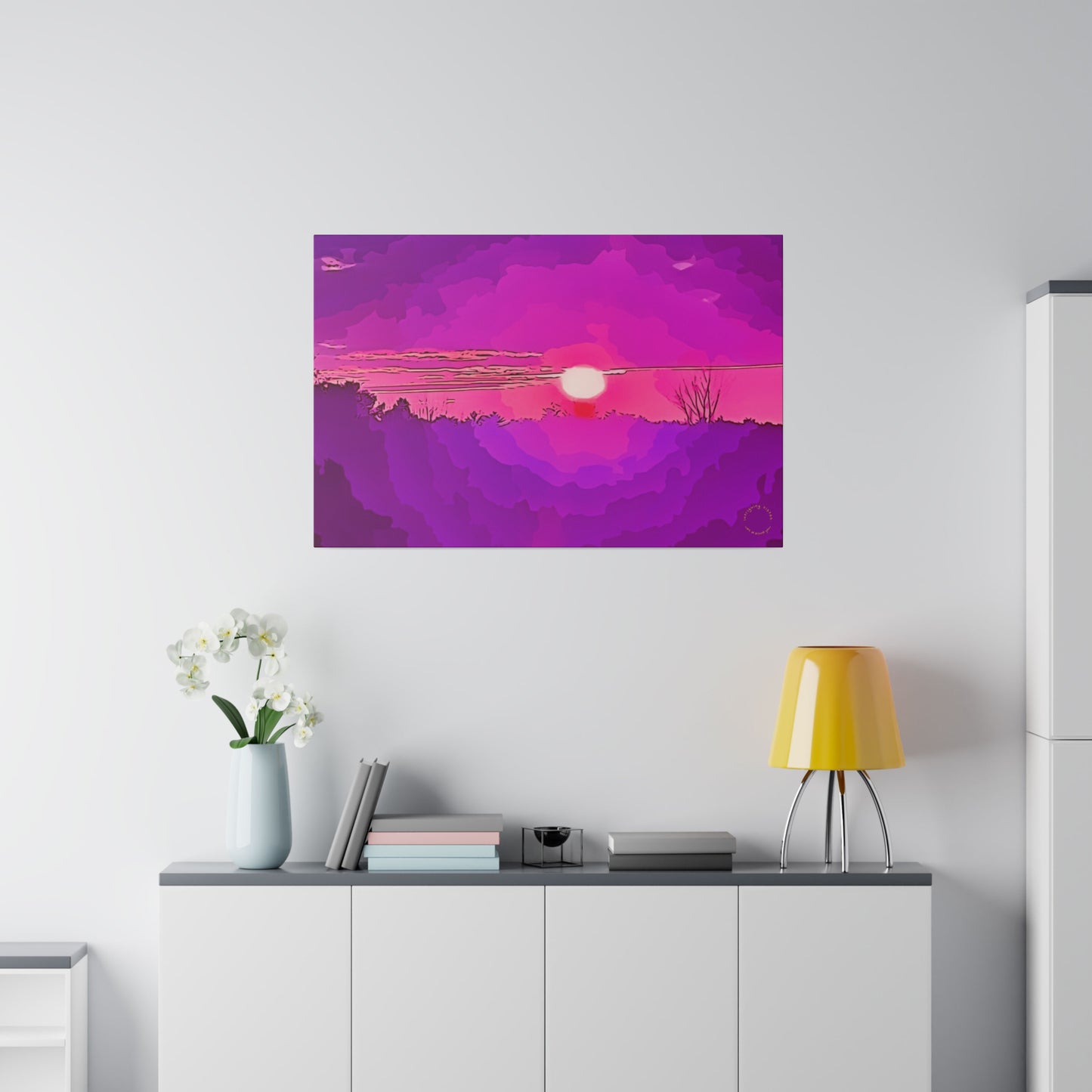 Intriguing Vistas™ Sunset Series Matte Canvas Print in 12 Horizontal Sizes!!