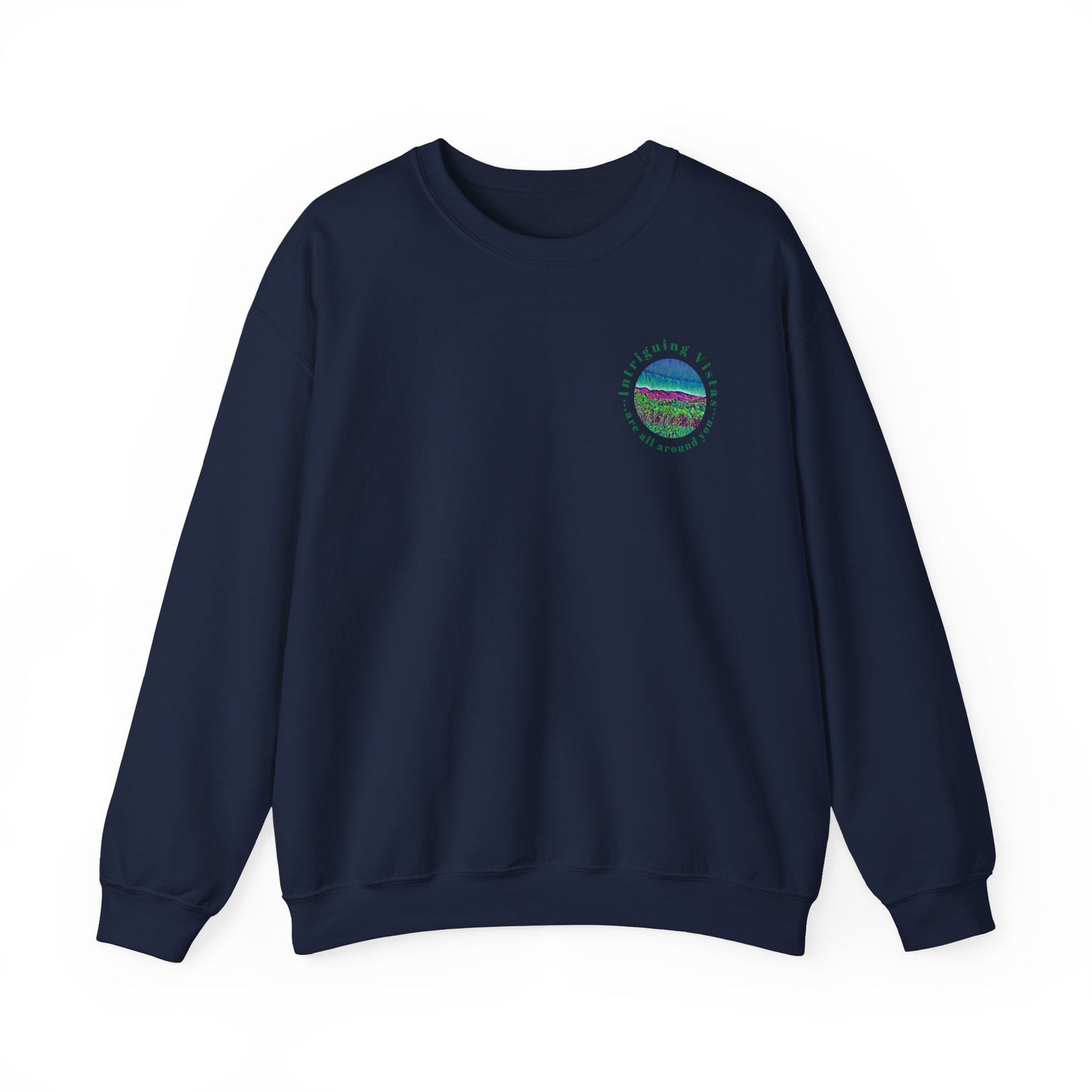 Gildan 18000 Unisex Adult Heavy Blend Crewneck Sweatshirt Available in Multiple Colors from the Scenery Series at Intriguing Vistas