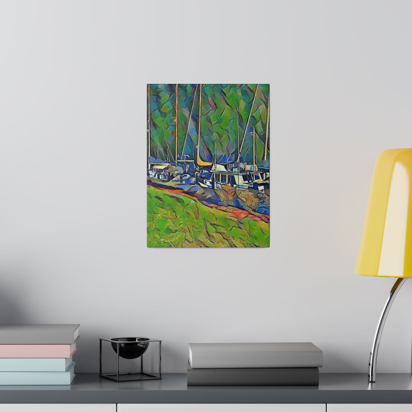 Intriguing Vistas™ Nautical Series Matte Canvas Print in 12 Portrait Sizes!!