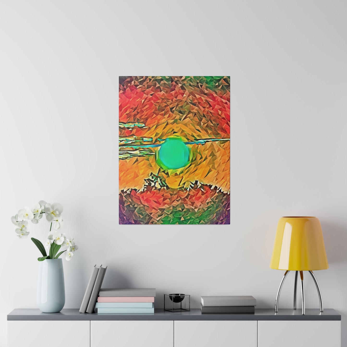 Intriguing Vistas™ Sunset Series Matte Canvas Print in 12 Portrait Sizes!!