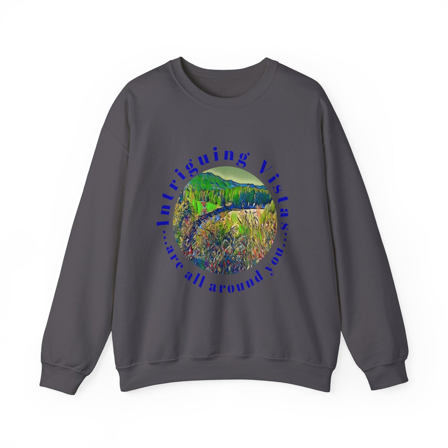 Gildan 18000 Unisex Adult Heavy Blend Crewneck Sweatshirt Available in Multiple Colors from the Scenery Series at Intriguing Vistas