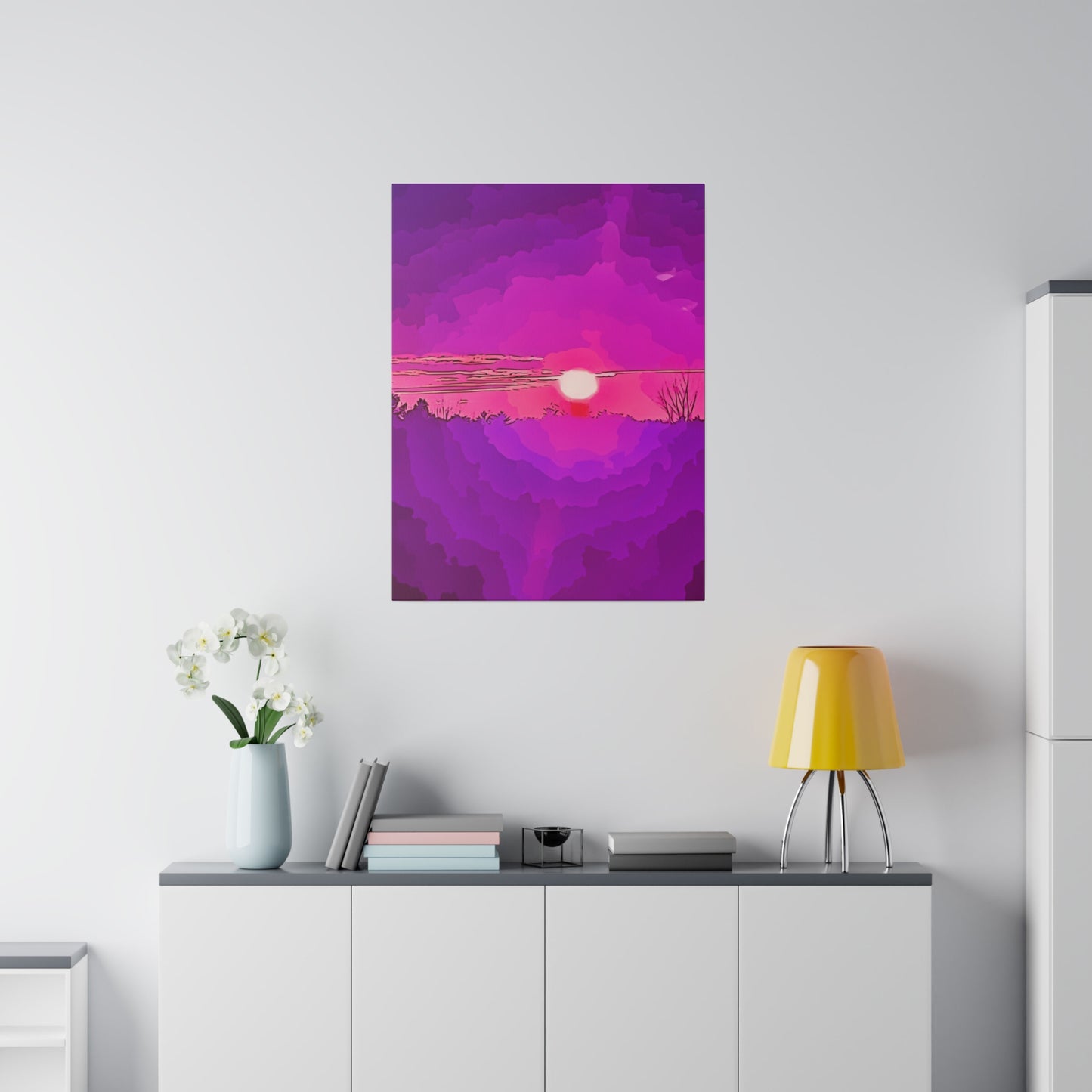 Canvas Print in Multiple Portrait Sizes from the Sunset Series at Intriguing Vistas