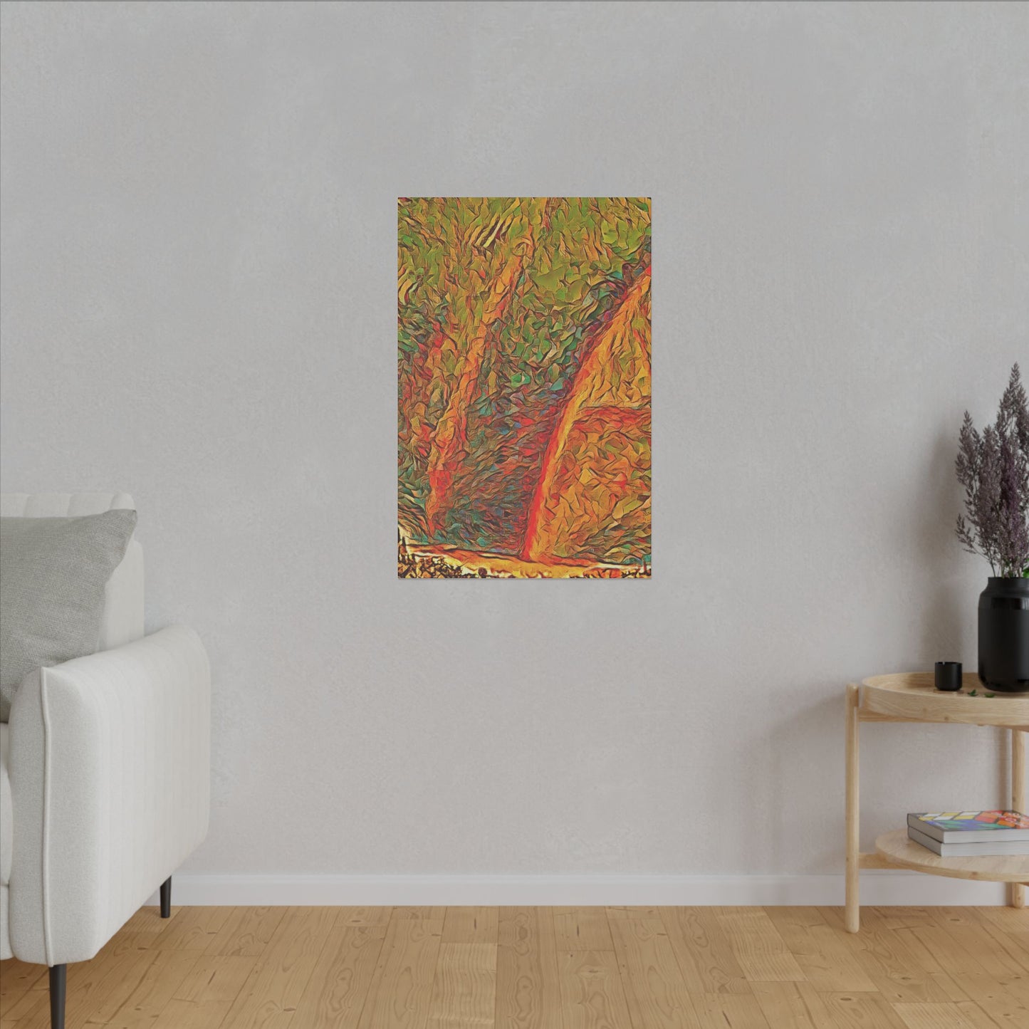 Canvas Print in Multiple Portrait Sizes from the Rainbow Series at Intriguing Vistas