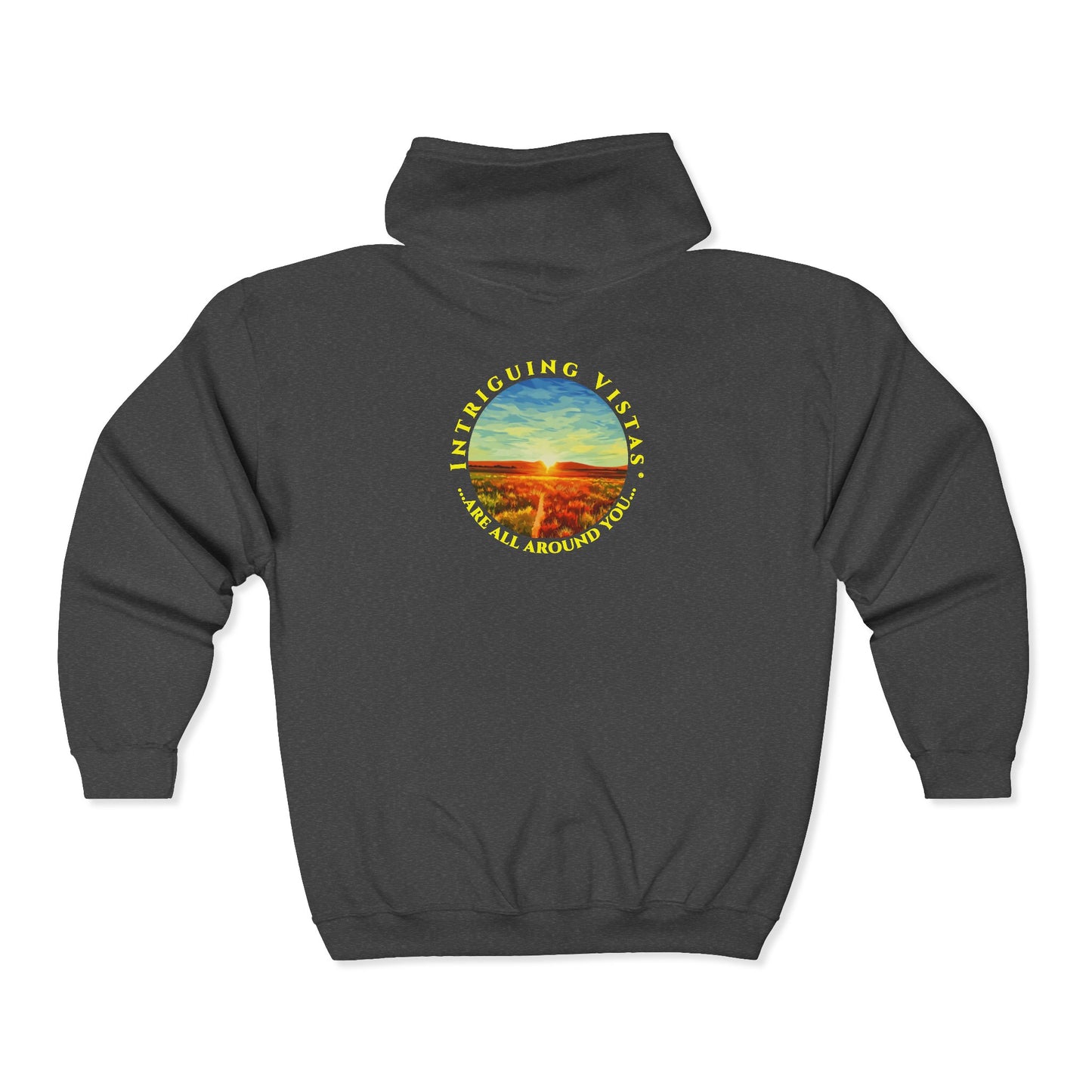 Zip Up Hoodie from Intriguing Vistas®  - Stylish Comfort for Every Adventure
