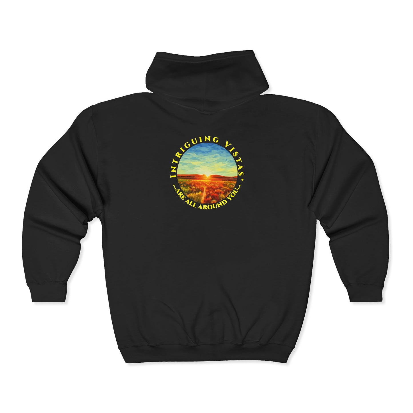 Zip Up Hoodie from Intriguing Vistas®  - Stylish Comfort for Every Adventure