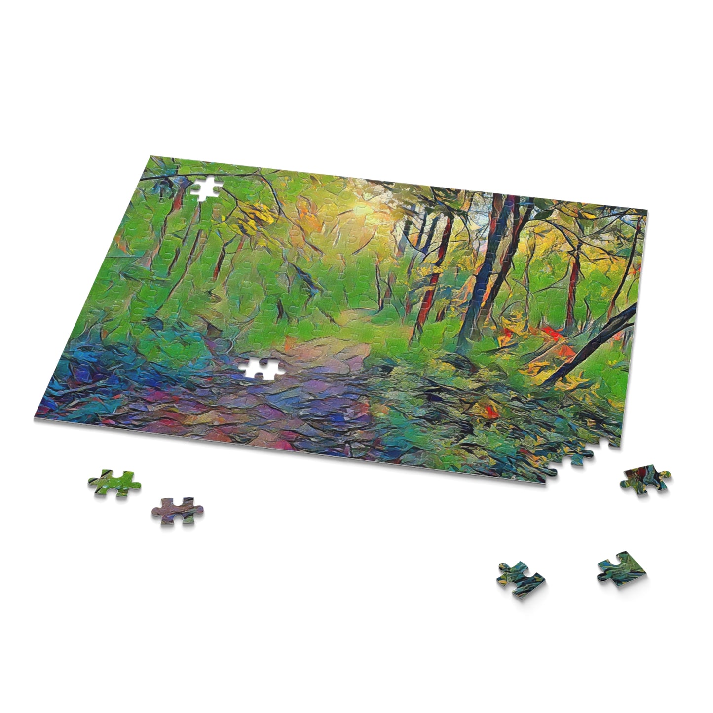 Custom Jigsaw Puzzle Available in Three Sizes from the Scenery Series at Intriguing Vistas