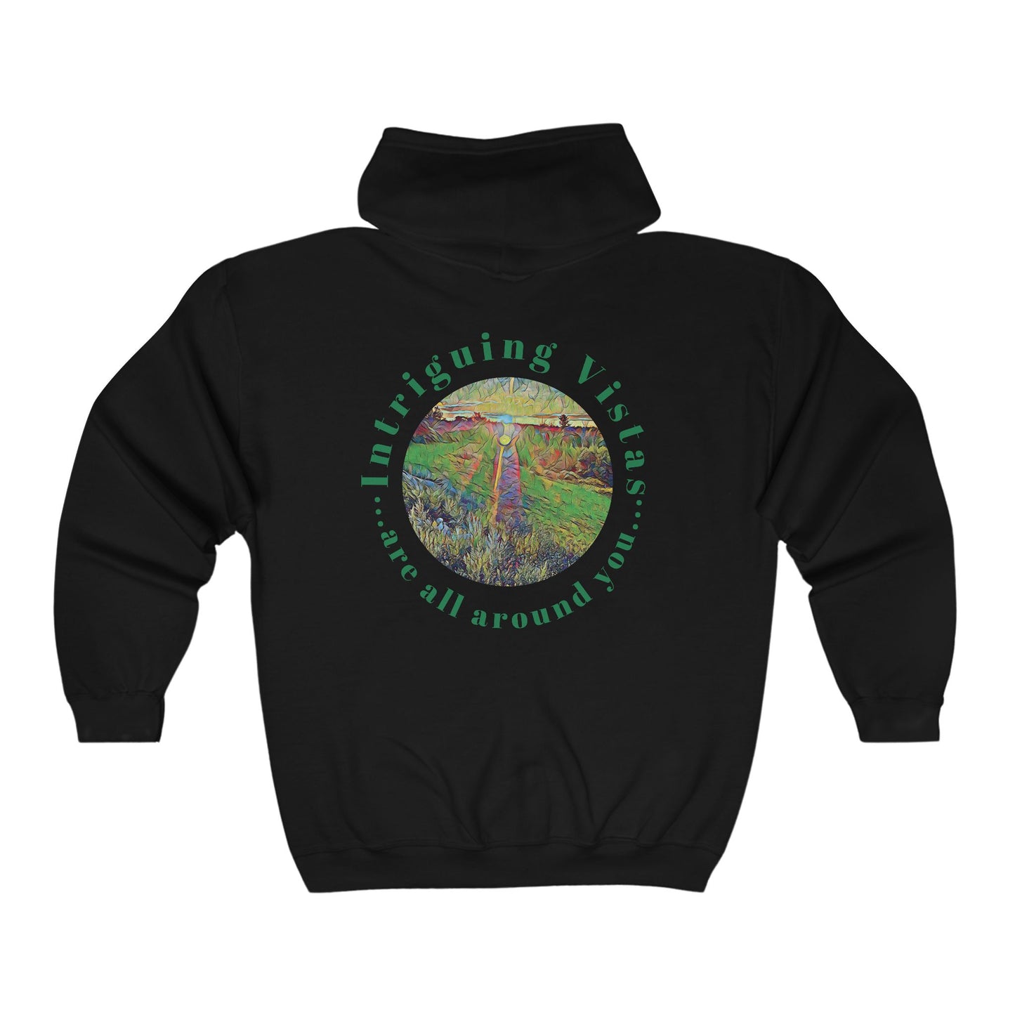 Gildan 18600 Unisex Adult Heavy Blend Full Zip Hooded Sweatshirt from the Sunset Series at Intriguing Vistas