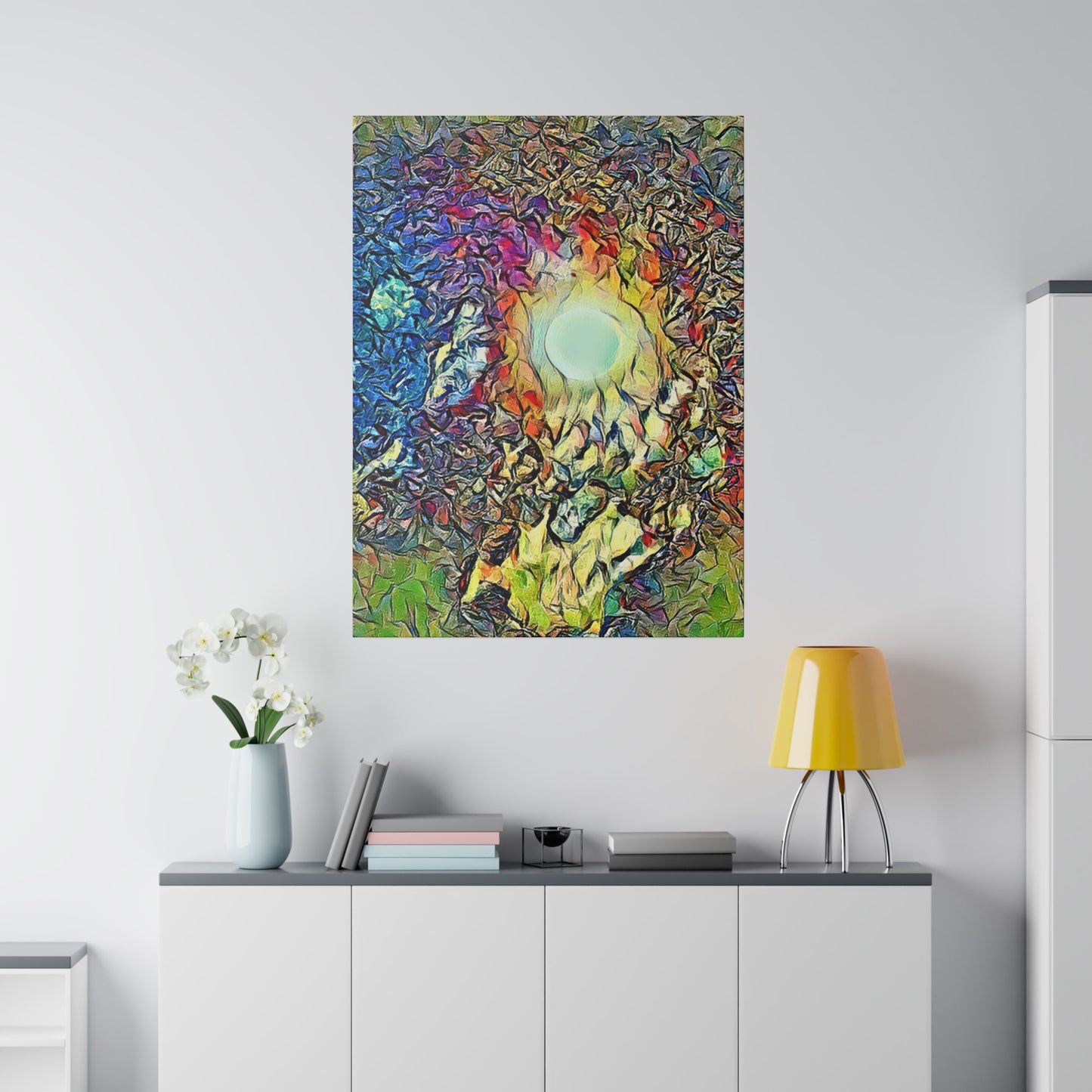 Canvas Art Print in Multiple Portrait Sizes from the Night Sky Series at Intriguing Vistas