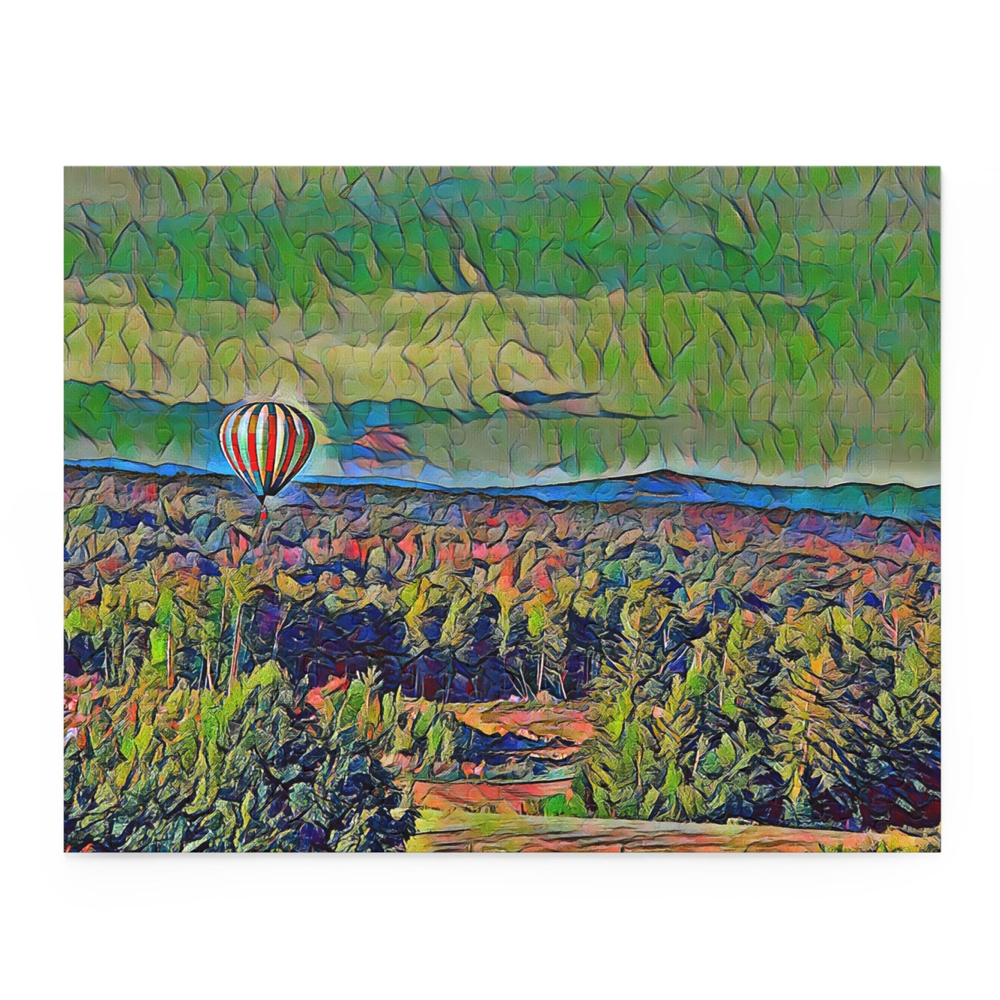 Custom Jigsaw Puzzle Available in Three Sizes from the Scenery Series at Intriguing Vistas