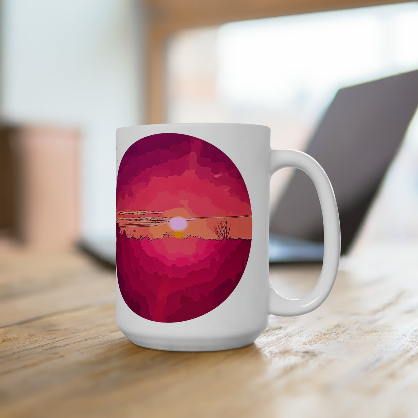 Intriguing Vistas™ Sunset Series Ceramic Mug 15oz