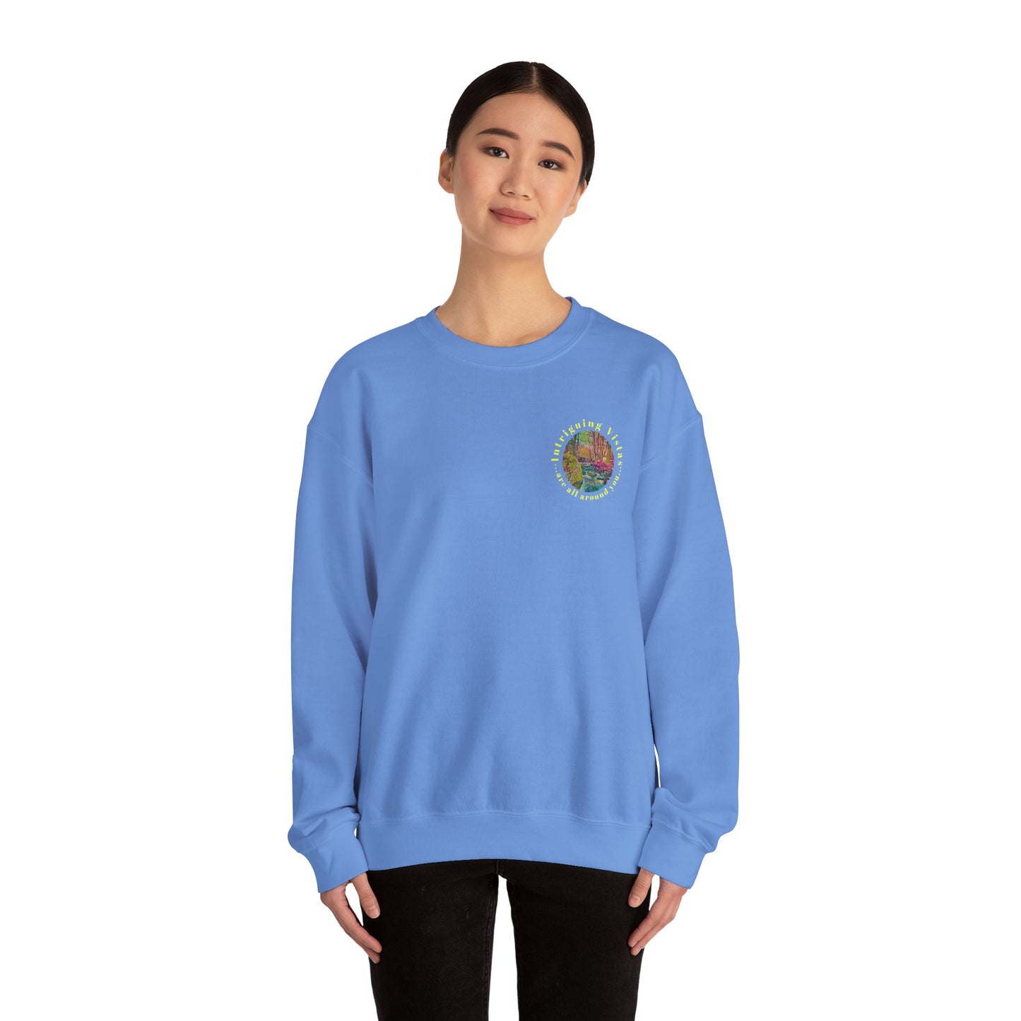 Gildan 18000 Unisex Adult Heavy Blend Crewneck Sweatshirt Available in Multiple Colors from the Scenery Series at Intriguing Vistas