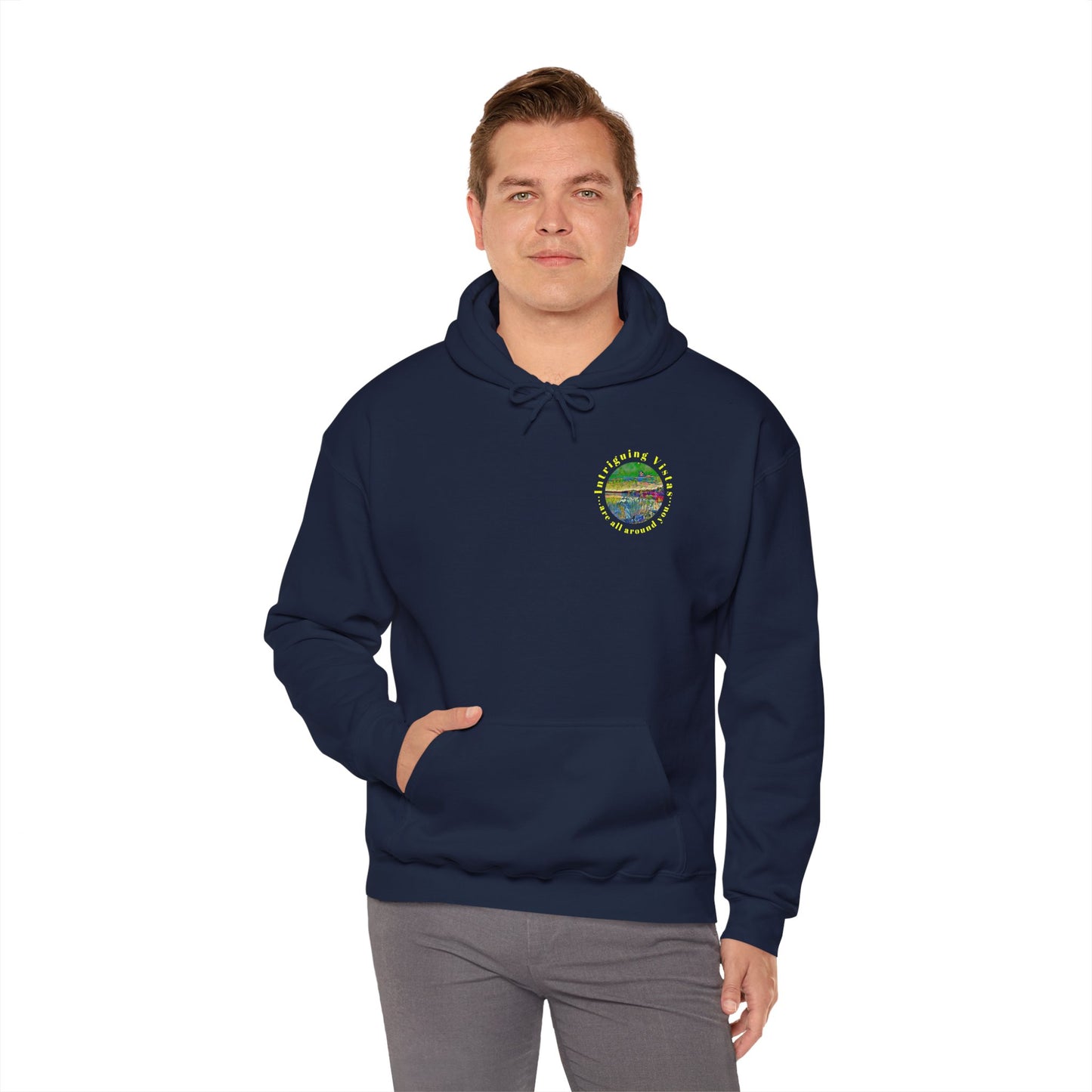 Gildan 18500 Unisex Adult Heavy Blend Crewneck Hooded Sweatshirt from the Scenery Series at Intriguing Vistas